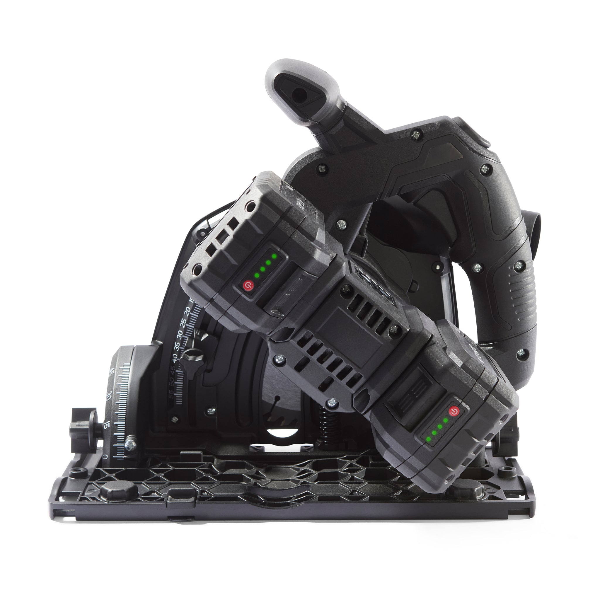 Brushless Cordless 40V Plunge Saw with 1.4m Guide Rail