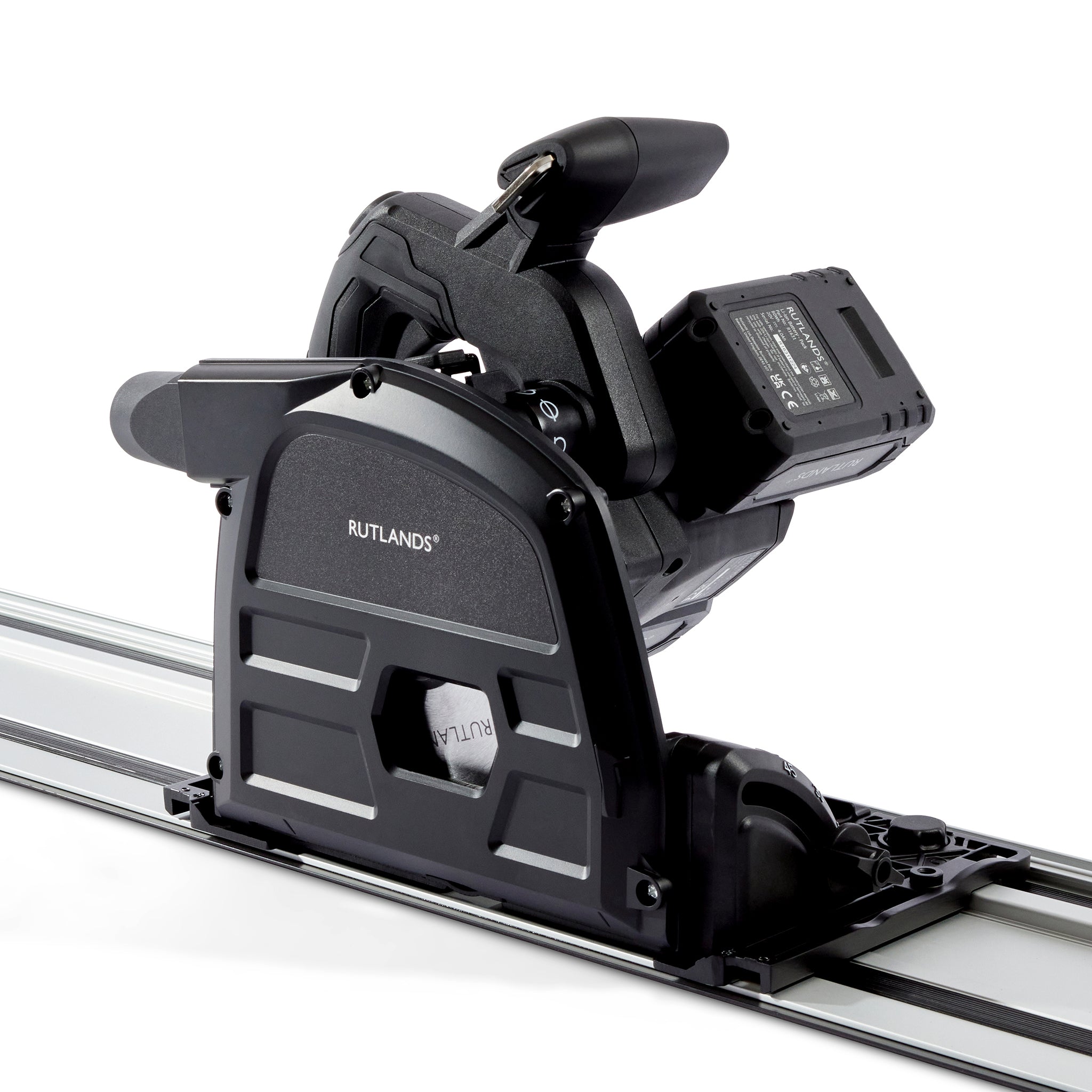 Brushless Cordless 40V Plunge Saw with 1.4m Guide Rail