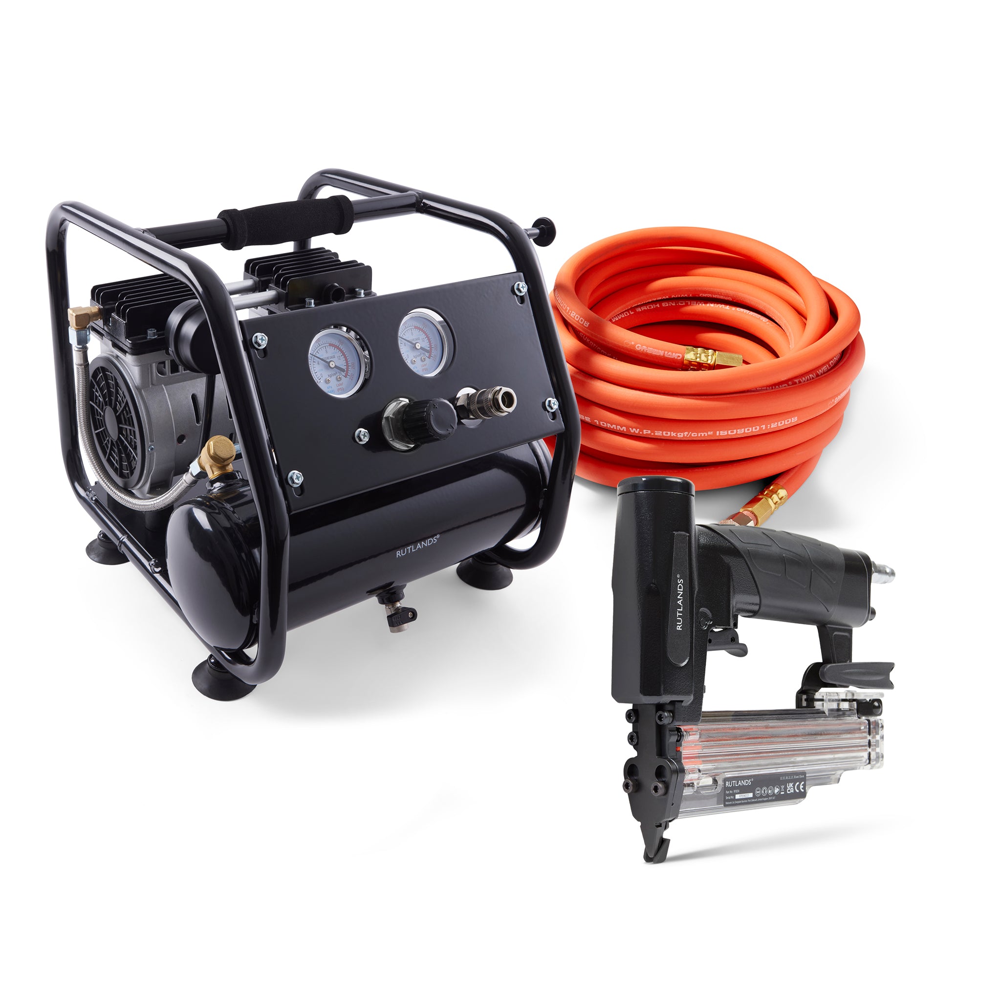 Headless Pinner 23 Gauge with Silent Compressor