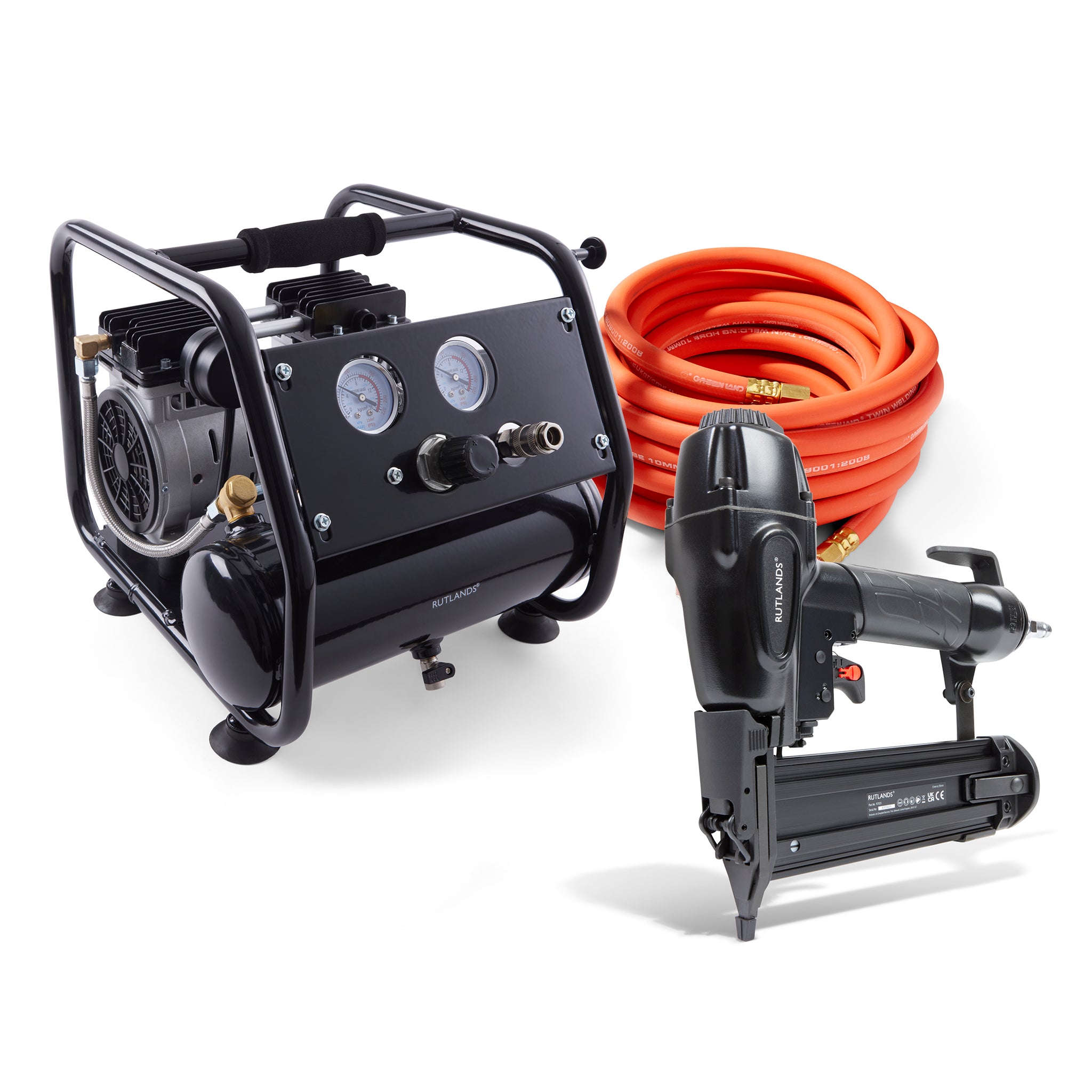 Finish Nailer 18 Gauge with Silent Compressor