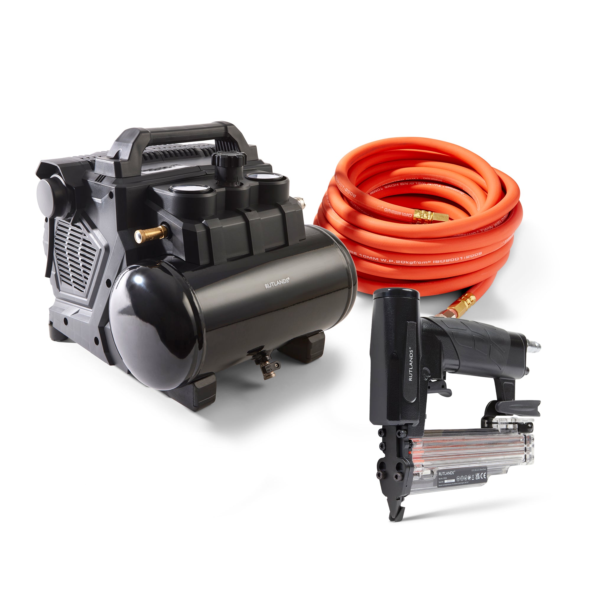 Headless Pinner 23 Gauge with Silent Cordless 20V Compressor