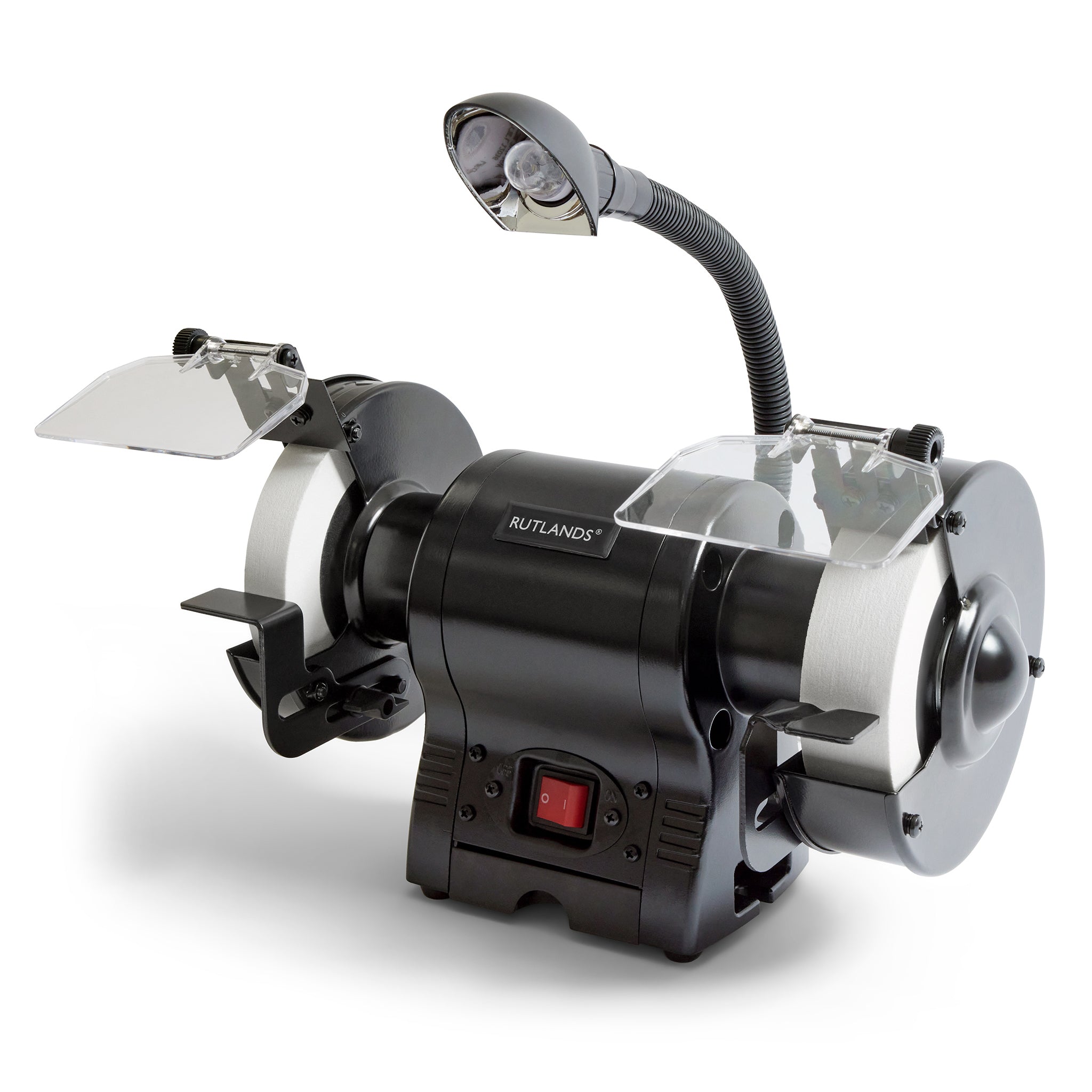 Bench Grinder with Wide Aluminium Oxide Wheel - 150mm