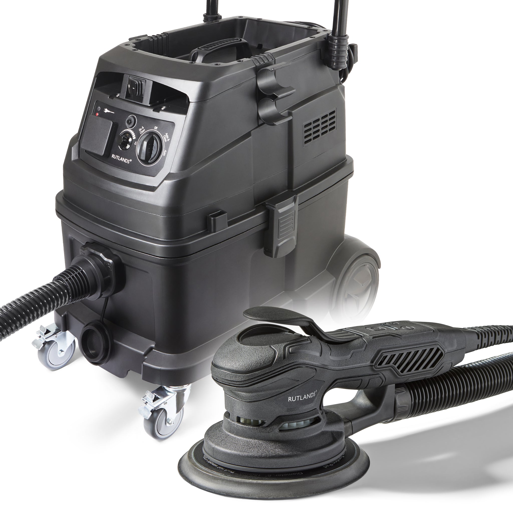 Brushless Random Orbital Sander with M Class Dust Extractor - 40 Litre
