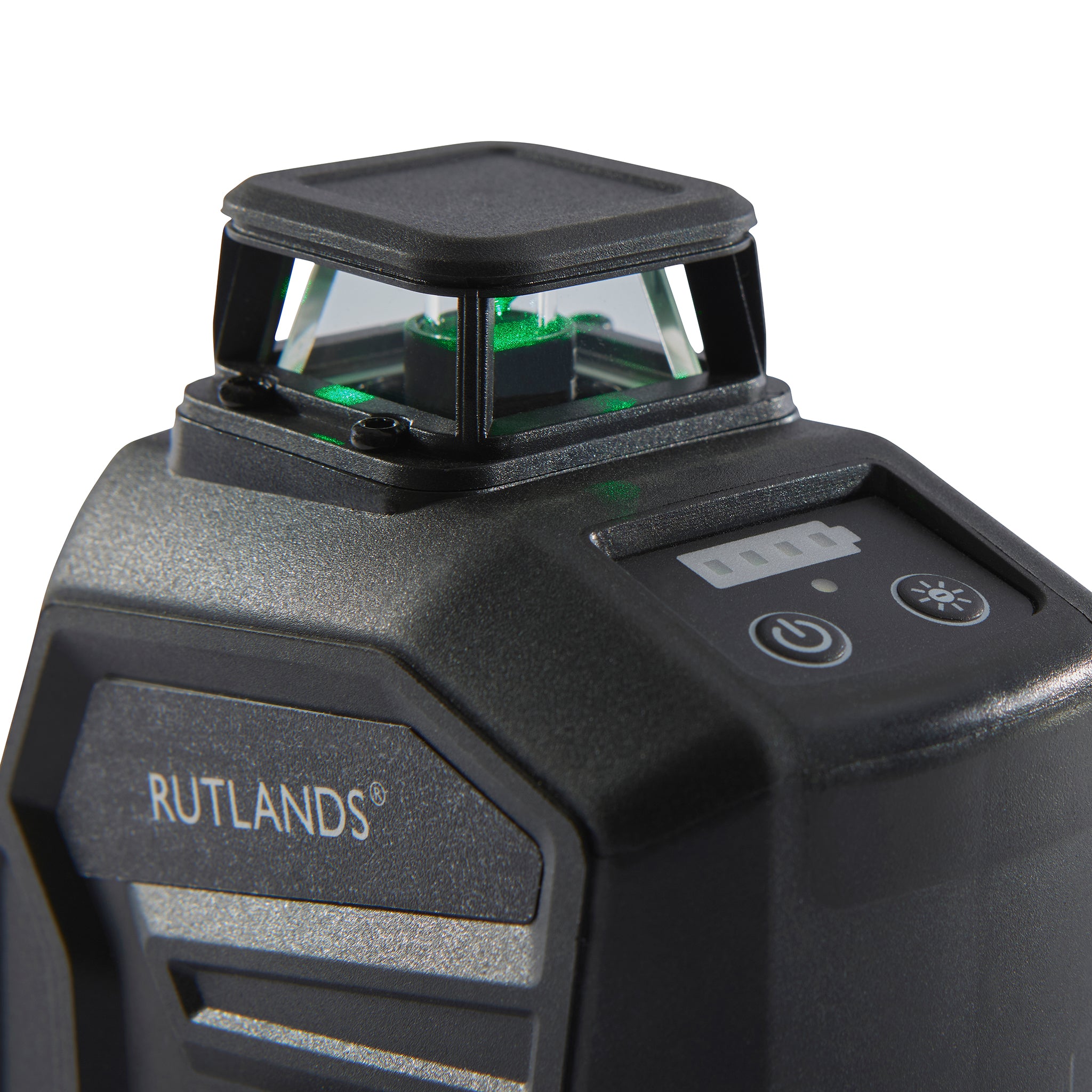 Green Self-Levelling 360° Cross-Line Laser Level with Plumb Spots