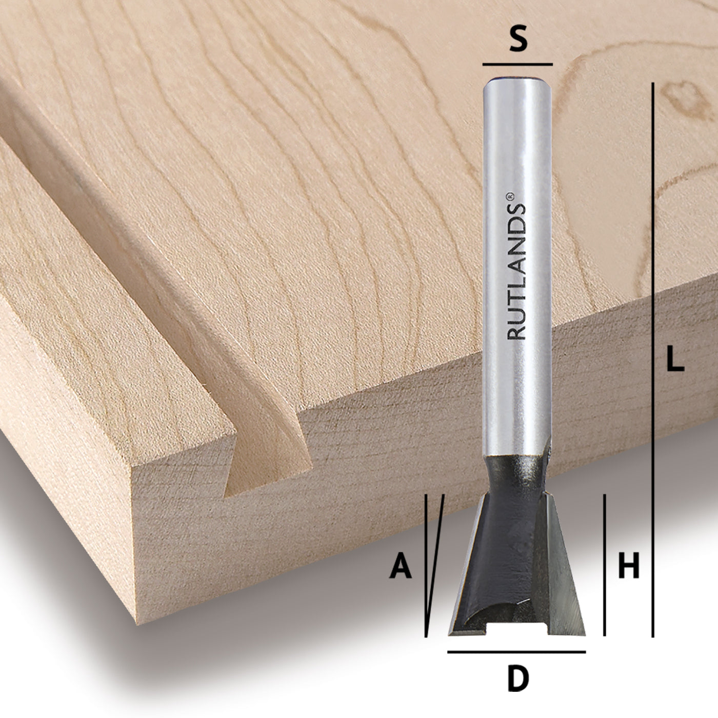 Router Bit - Dovetail for Staircase Jigs