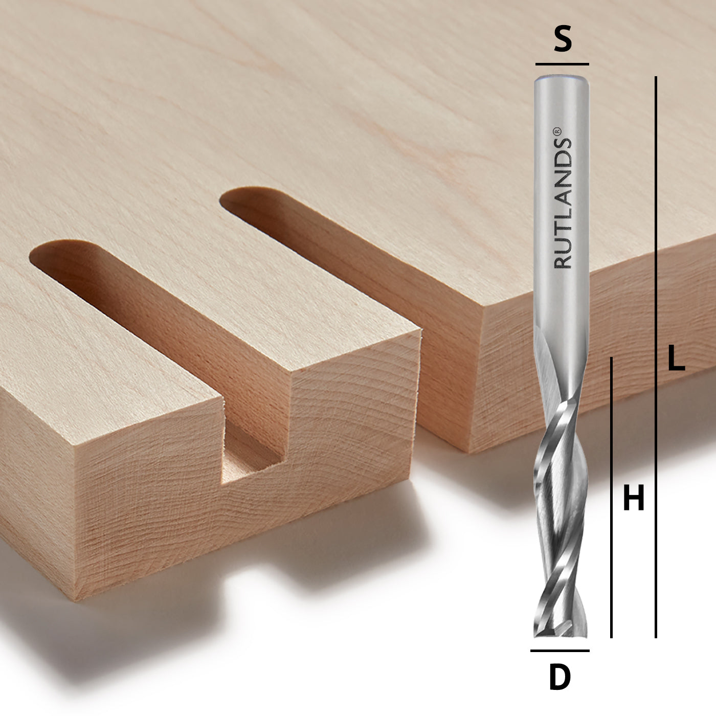 Solid Carbide - Spiral Up Cut 2 Flute