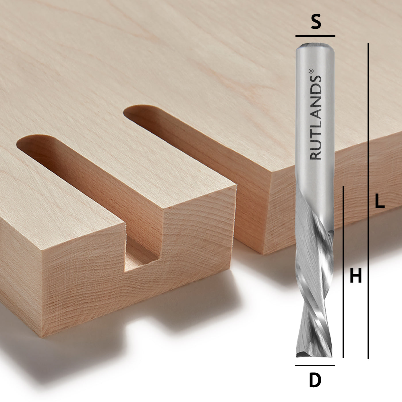 Solid Carbide - Spiral Down Cut 2 Flute