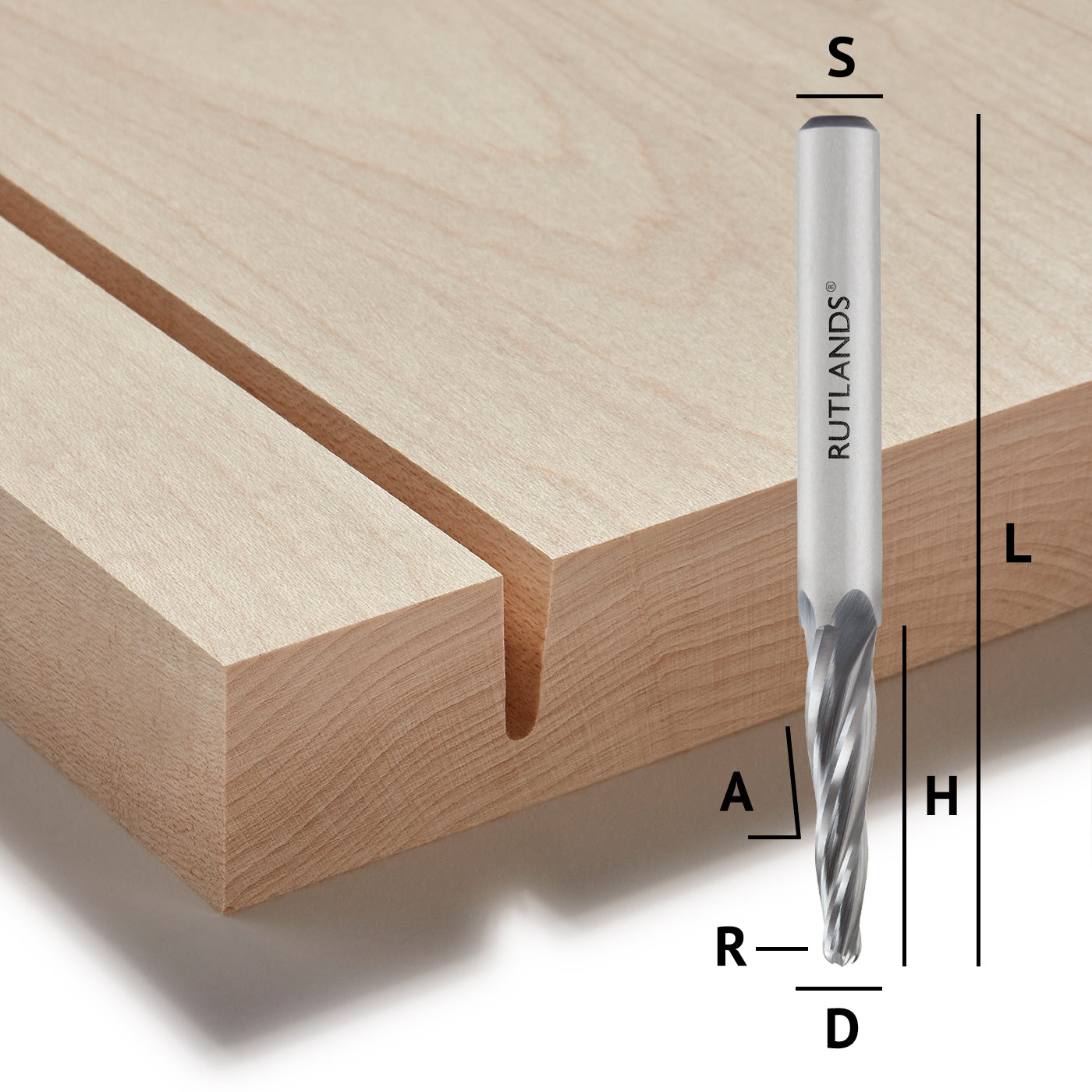 Solid Carbide - Spiral 2 Flute Conical Ball Nose