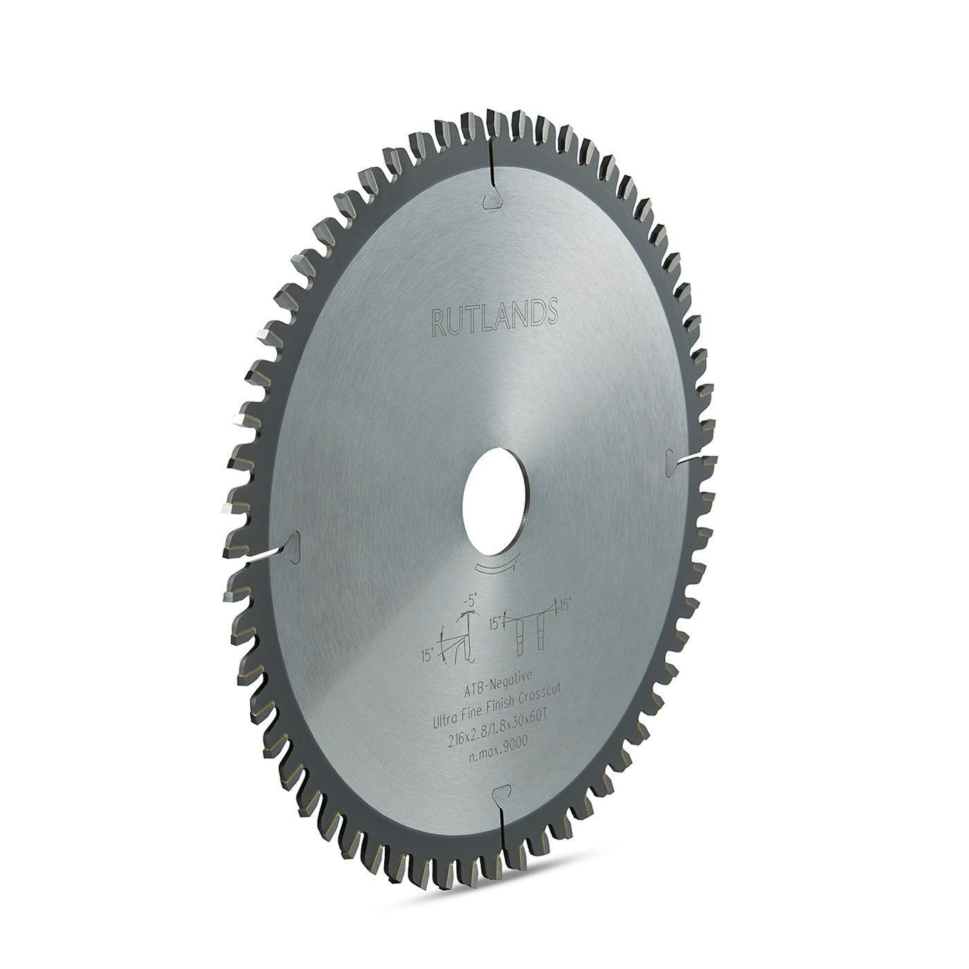 Mitre Saw Blade - Ultra Fine Finish  - 216mm x 60T x 30mm 