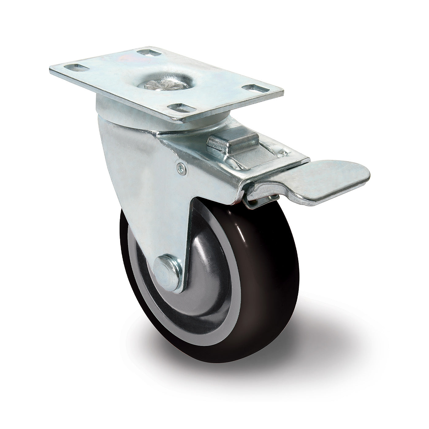 Castors with Brake - 75mm - Pack of 4