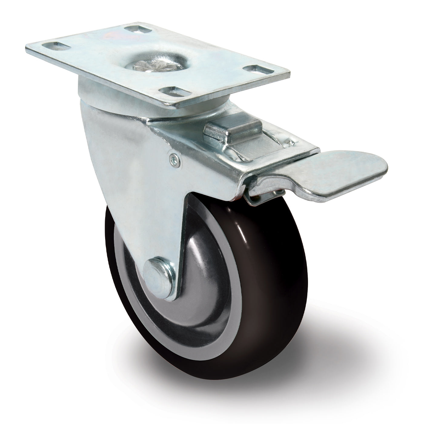 Castors with Brake - 100mm - Pack of 4