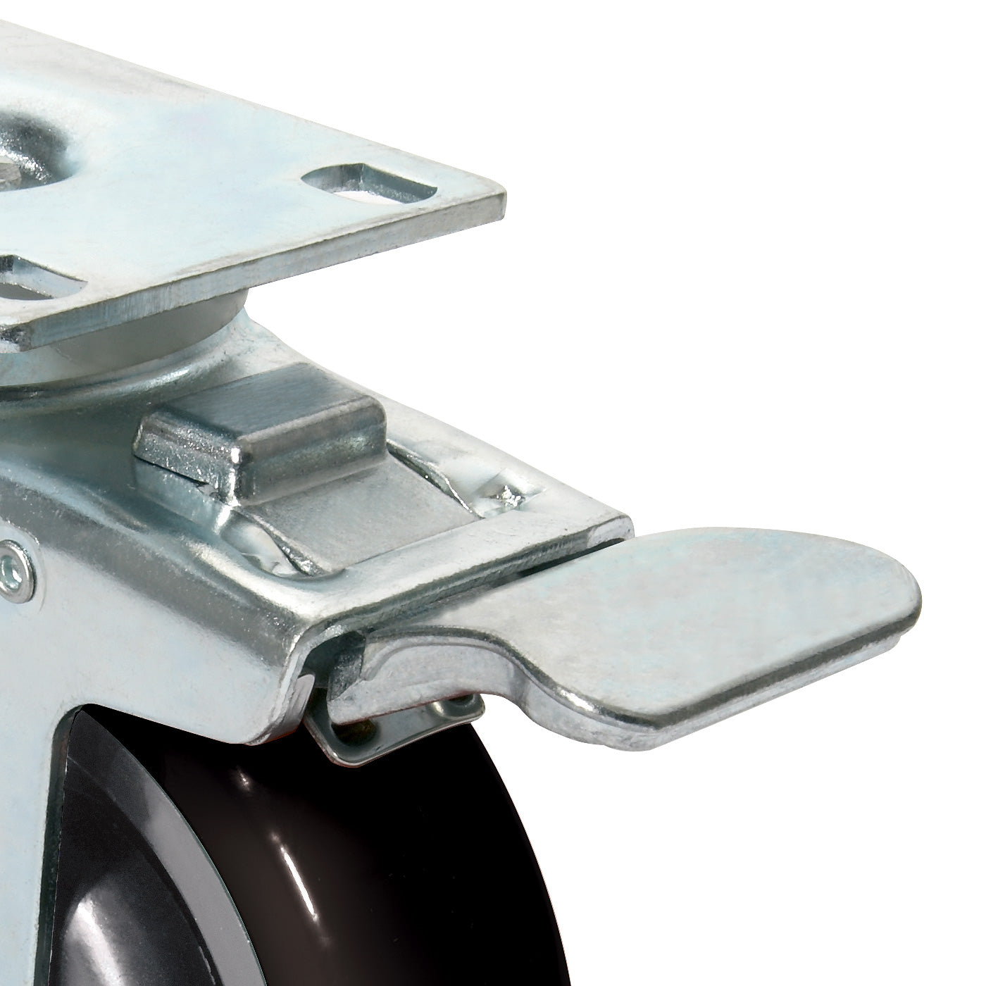 Castors with Brake - 100mm - Pack of 4