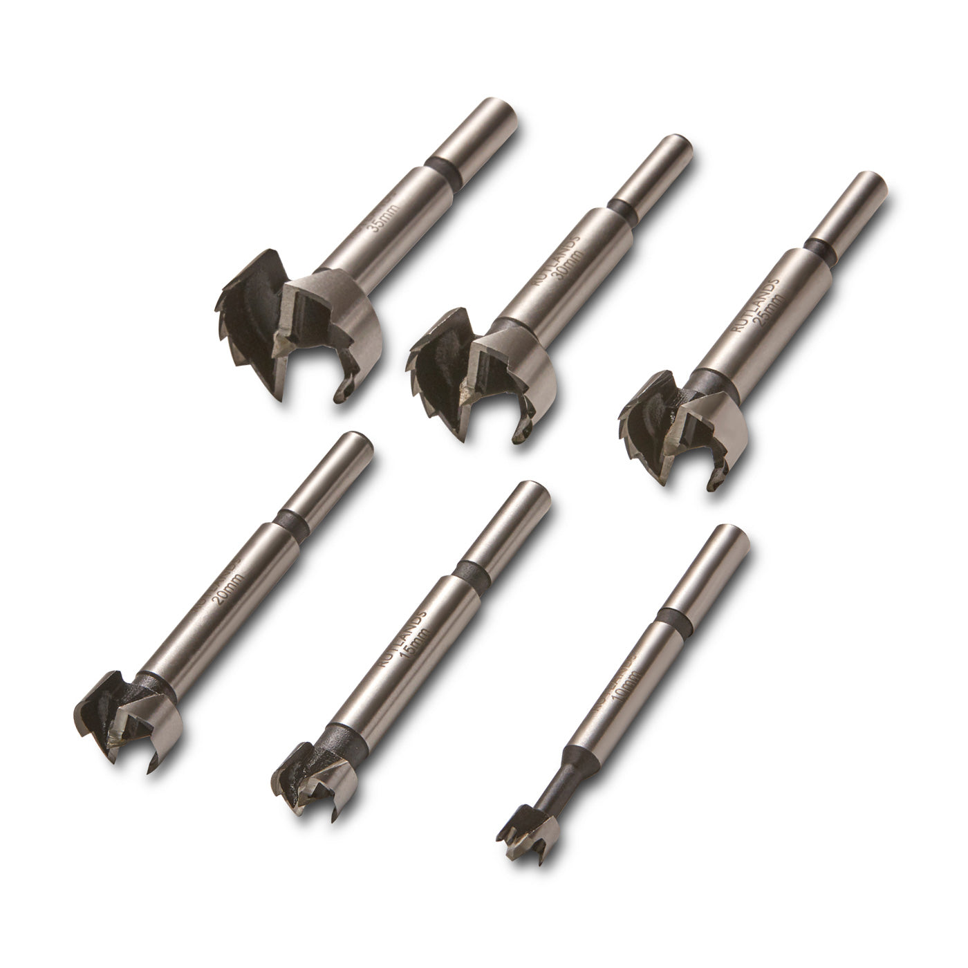 Forstner drill outlet bit set