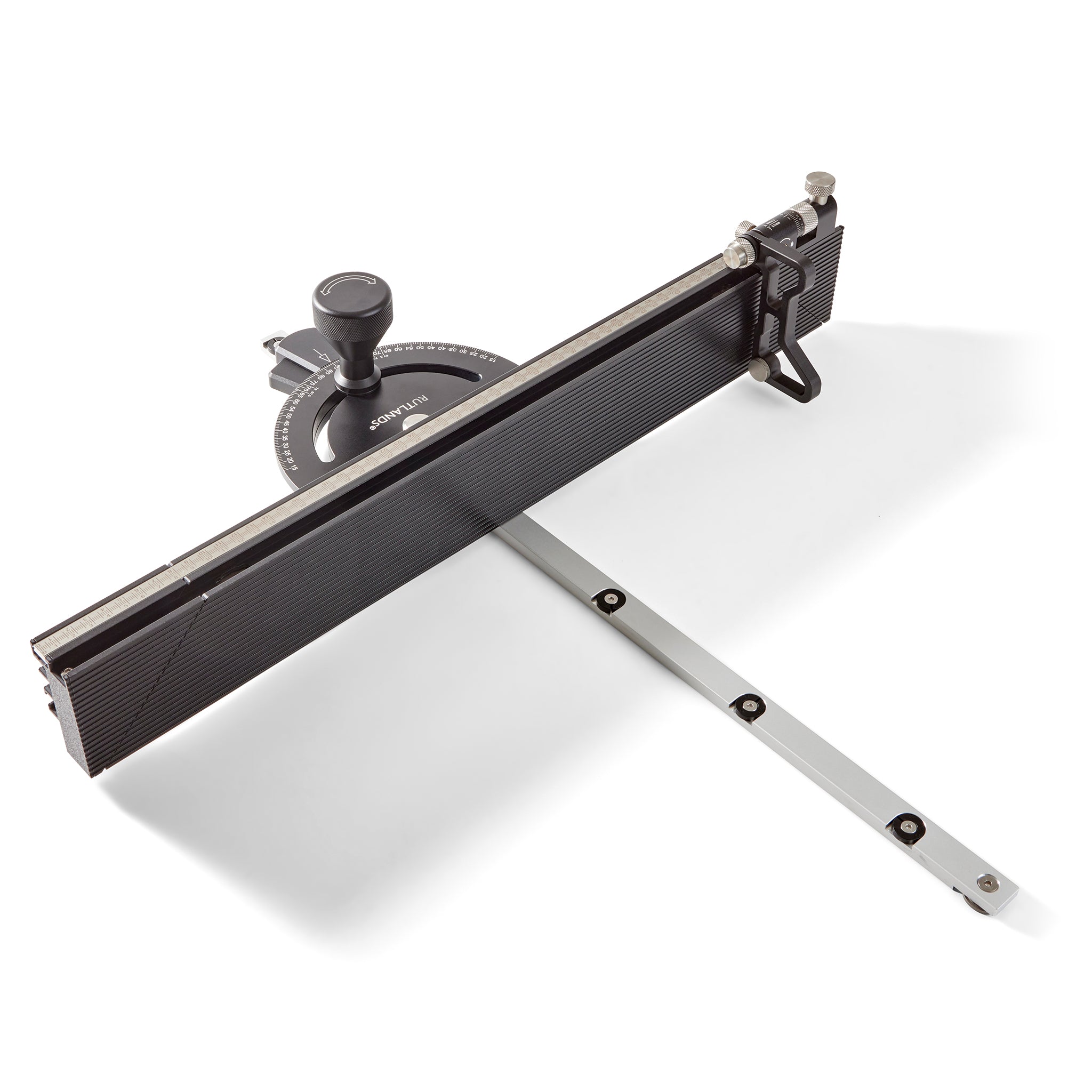 Mitre Gauge with Extendable Fence, Micro Adjustable Flip Stop and Box Joint Jig