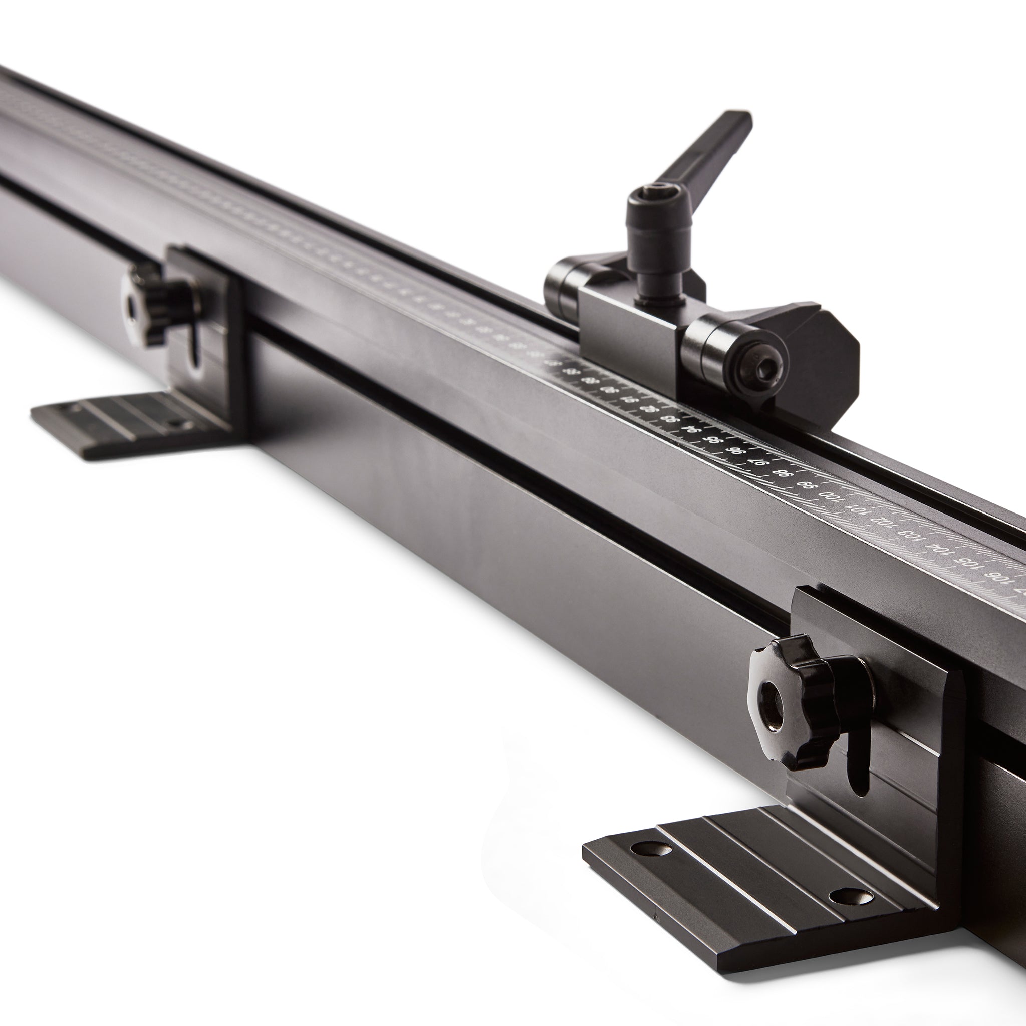 Extendable Mitre Saw Fence with Flip Stops - 2000mm - Set of 2