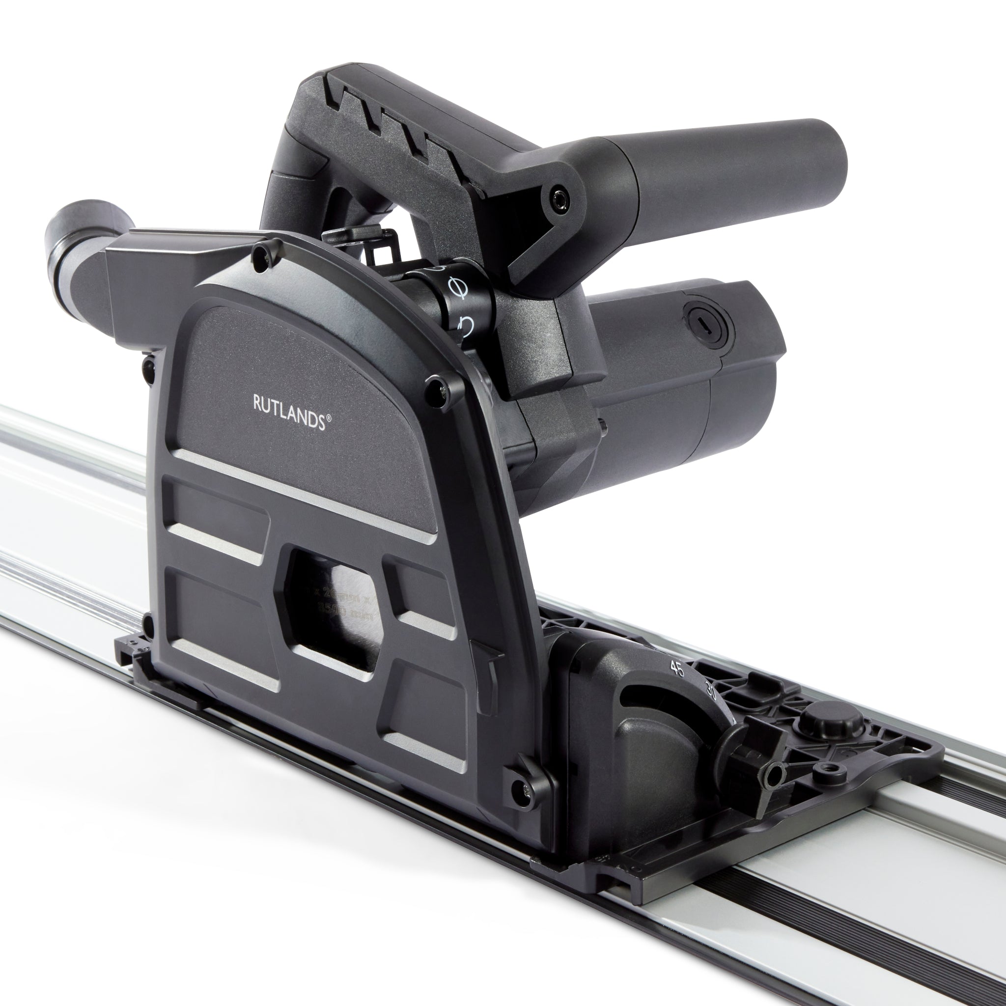 Plunge Saw with 2 x 1.4m Guide Rails