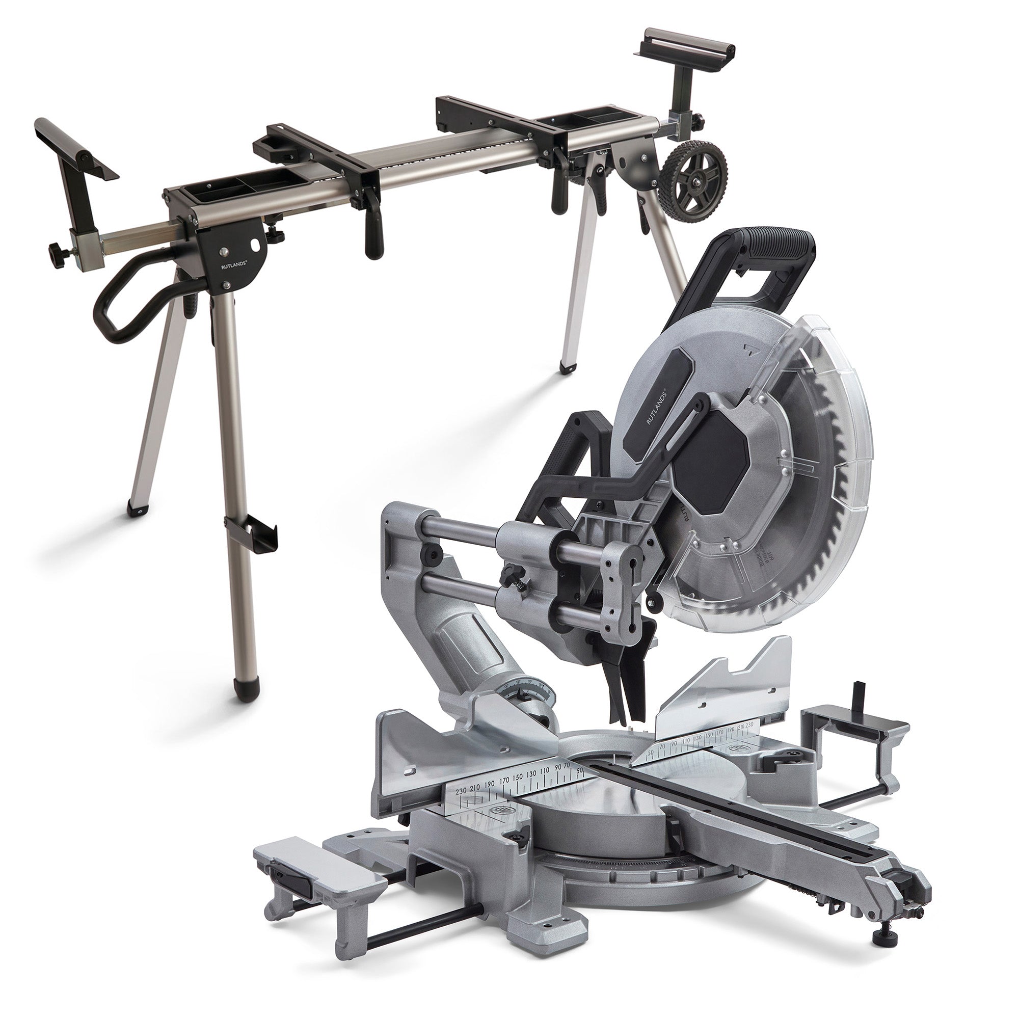 Sliding Mitre Saw Double Bevel - 305mm with Stand