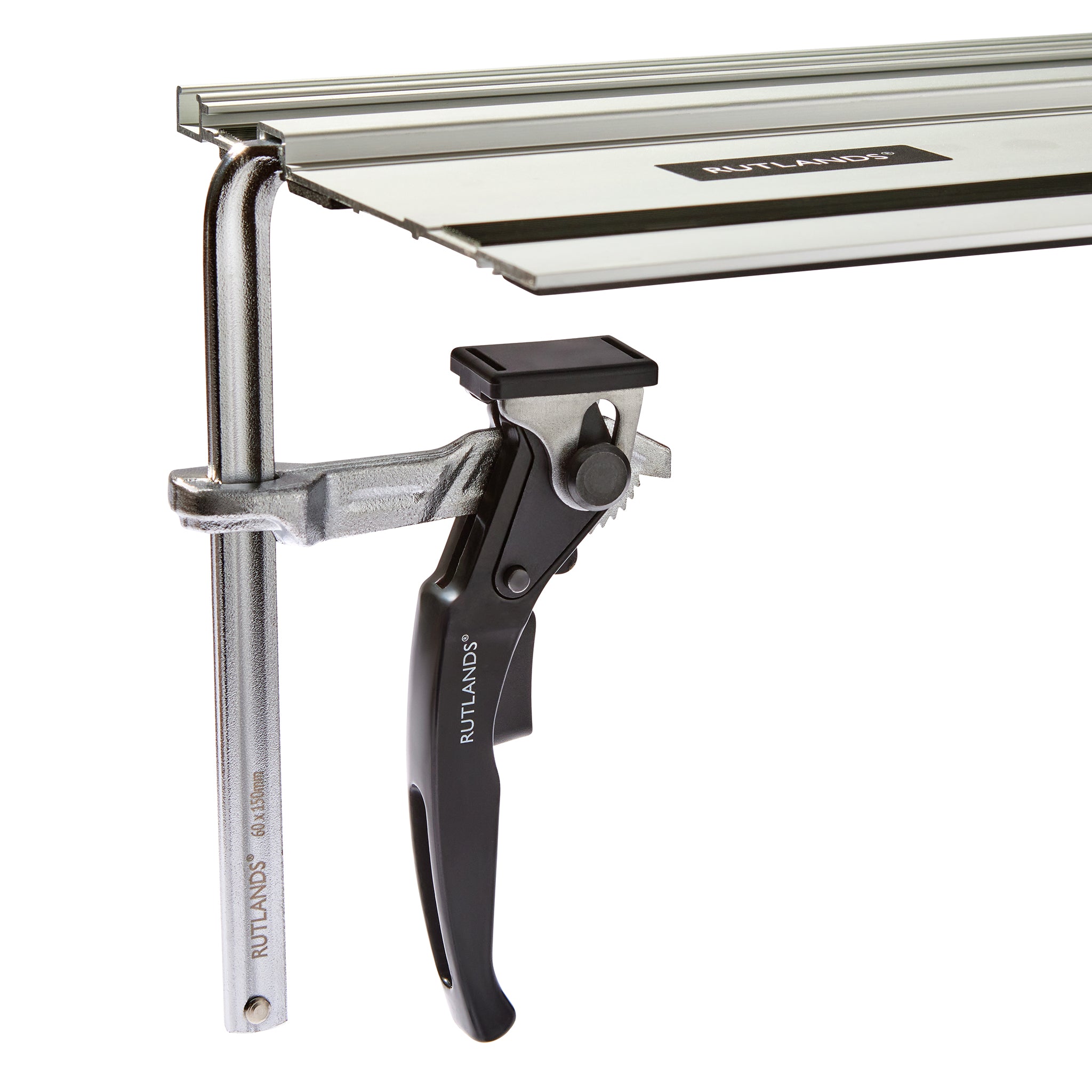 Quick Lever Guide Rail Clamps - 150mm x 60mm - Pack of 2