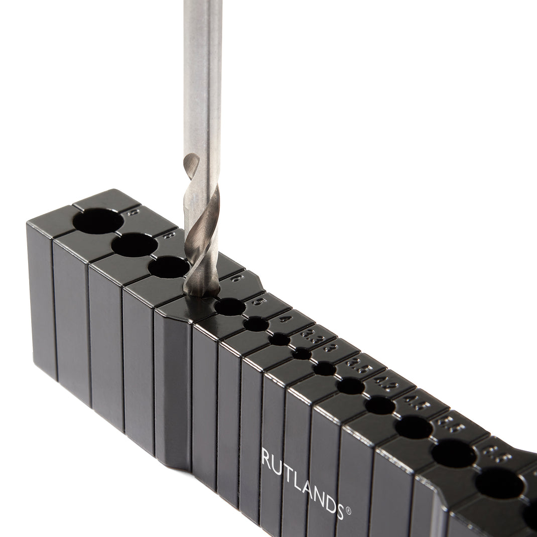 Drill Guide Block - 3mm to 9.5mm | Next Day Delivery – Rutlands Limited