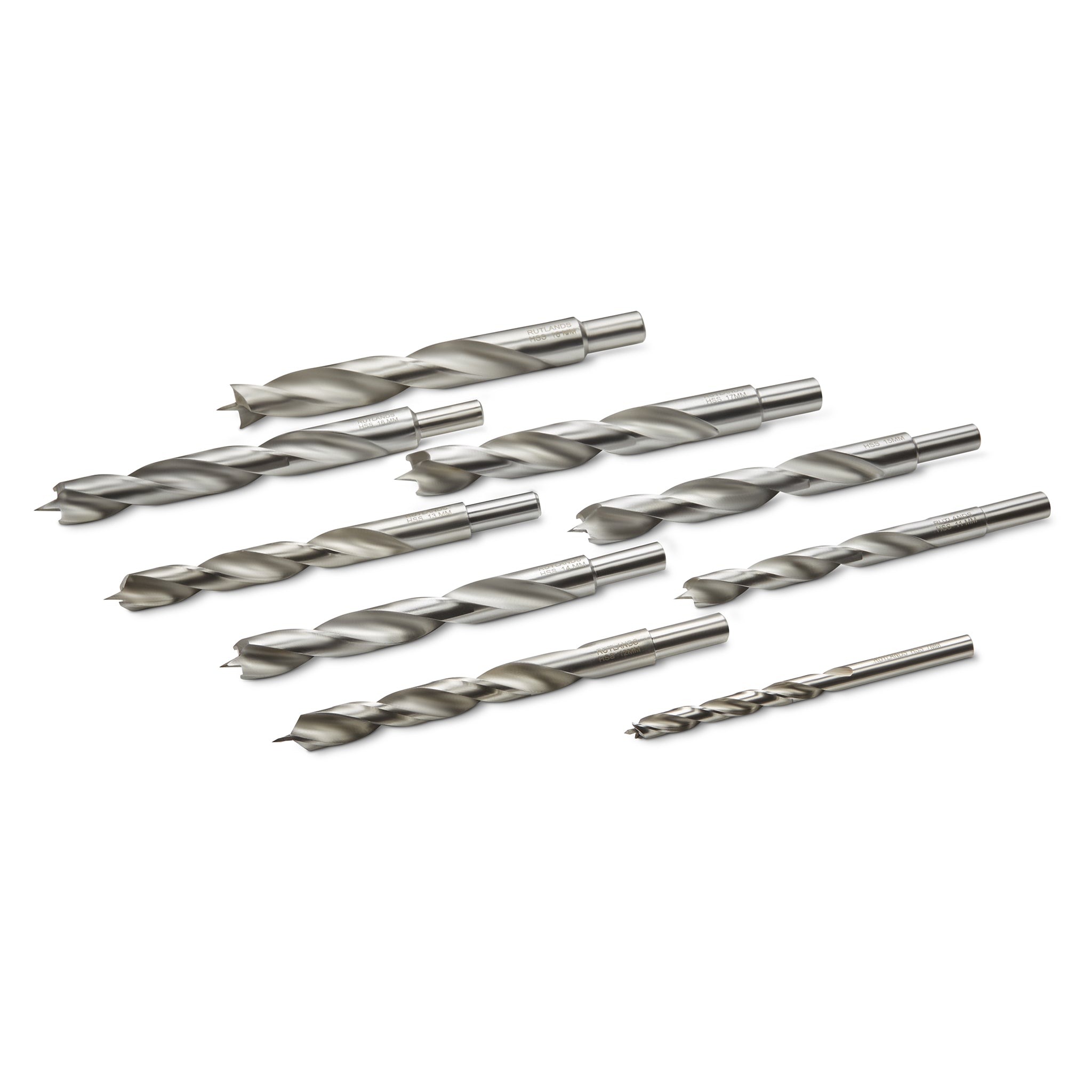 Brad Point Bits - Set of 9