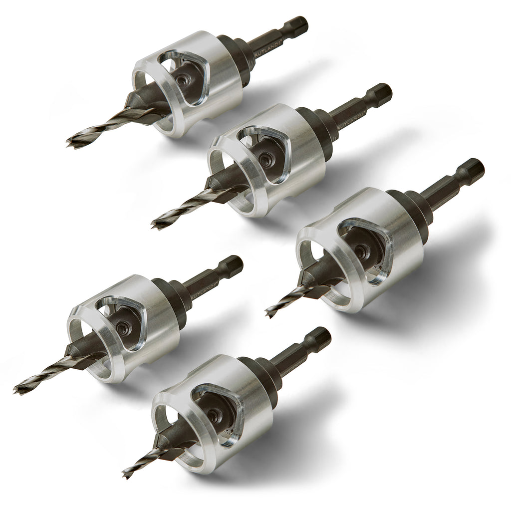 Countersink Drill Bit Set, 6Pcs Counter Sink Drill Bits Counter Sinker - View #9