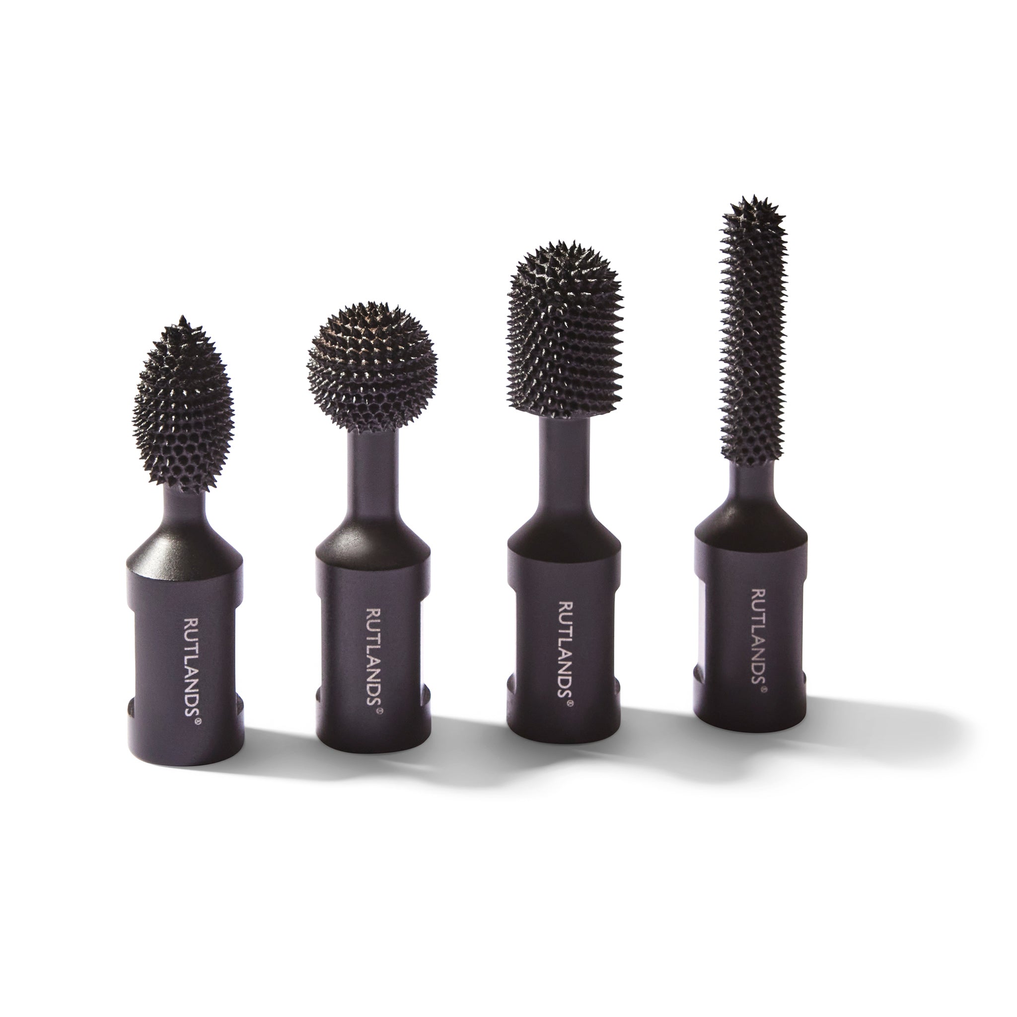 Carbide Rotary Carving Rasps - Set of 4