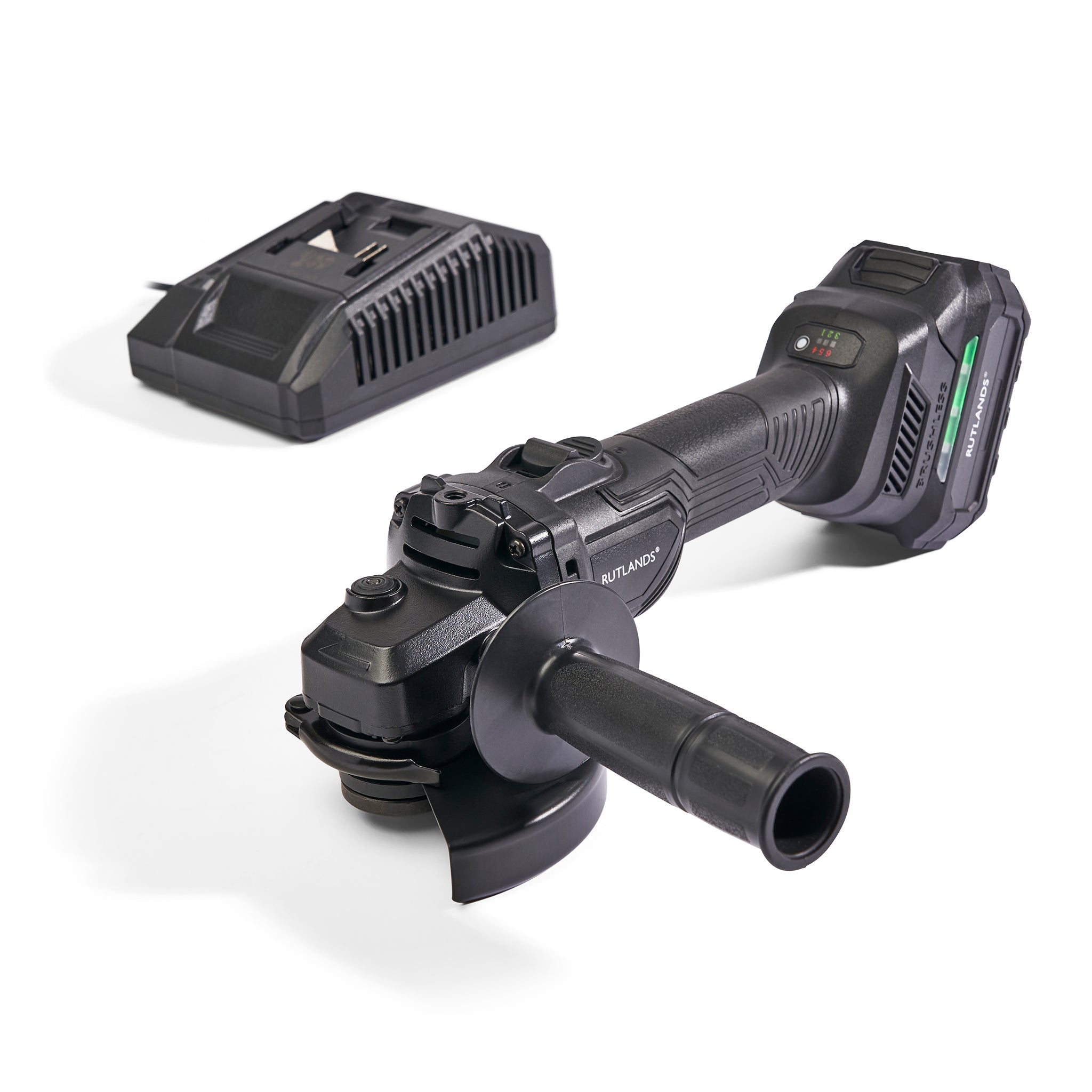 Brushless Cordless 20V Variable Speed Angle Grinder - 125mm