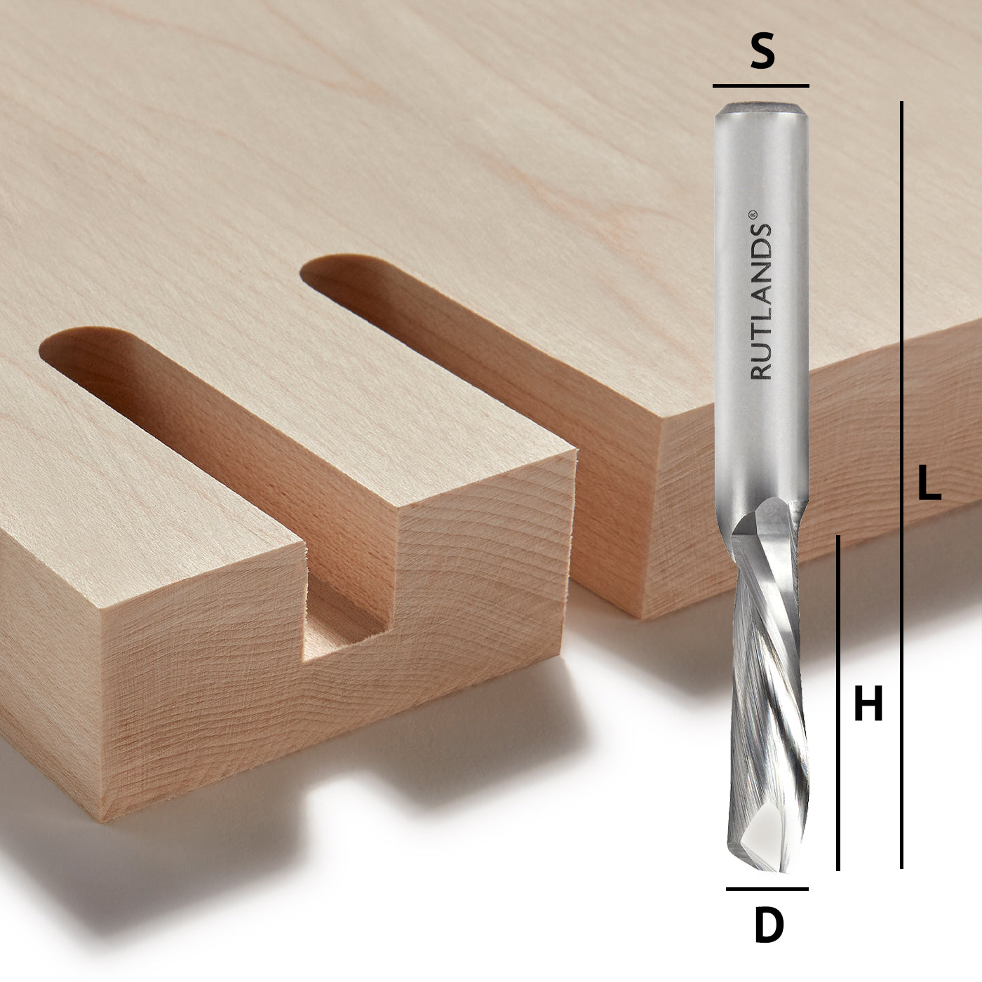 Solid Carbide Router Bit - Spiral Down Cut 1 Flute | Next Day Delivery ...