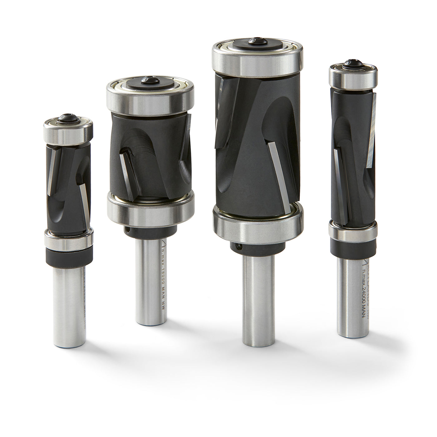 Router Bit Set - Flush Trim with Up and Down Shear