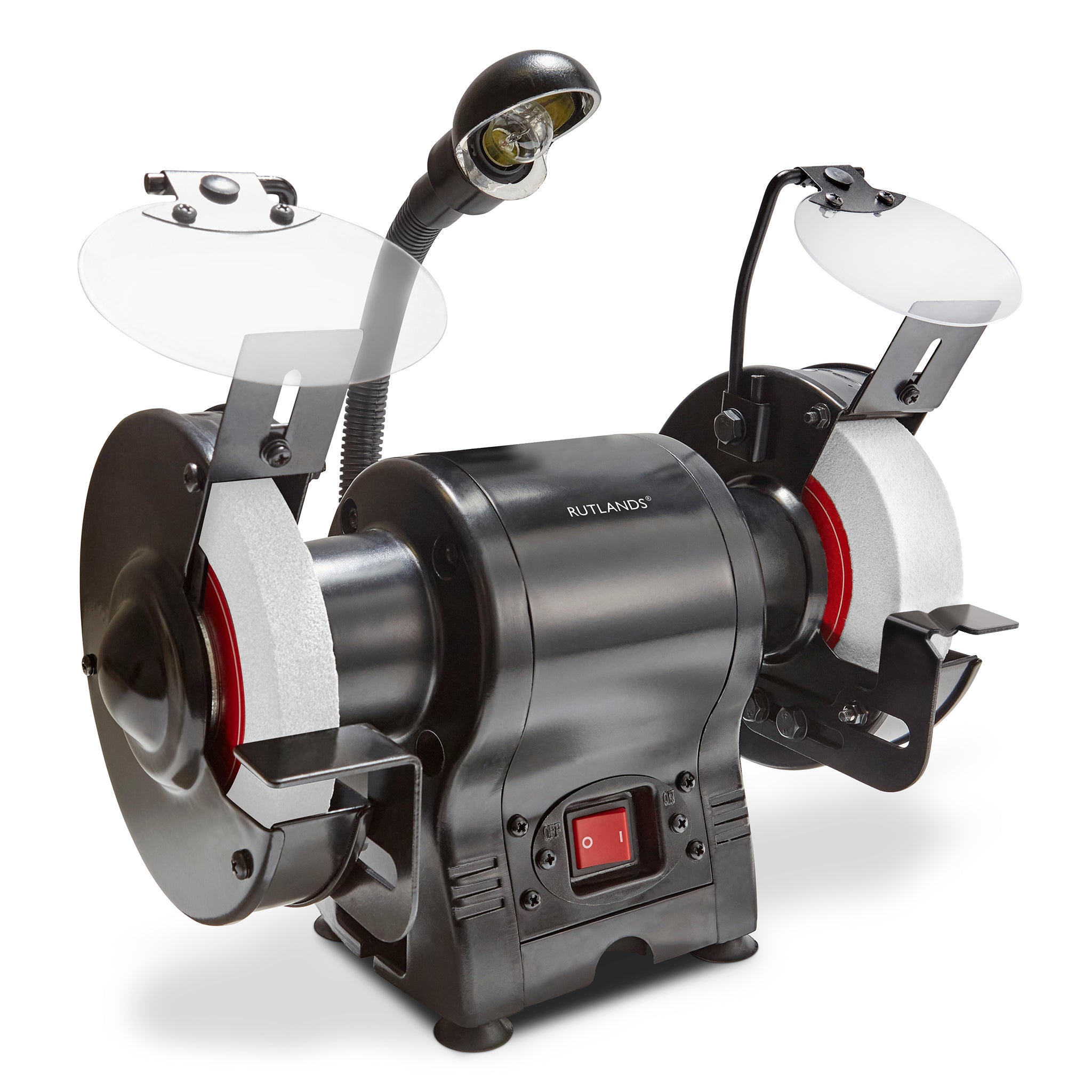 Bench Grinder with Wide Aluminium Oxide Wheel - 150mm