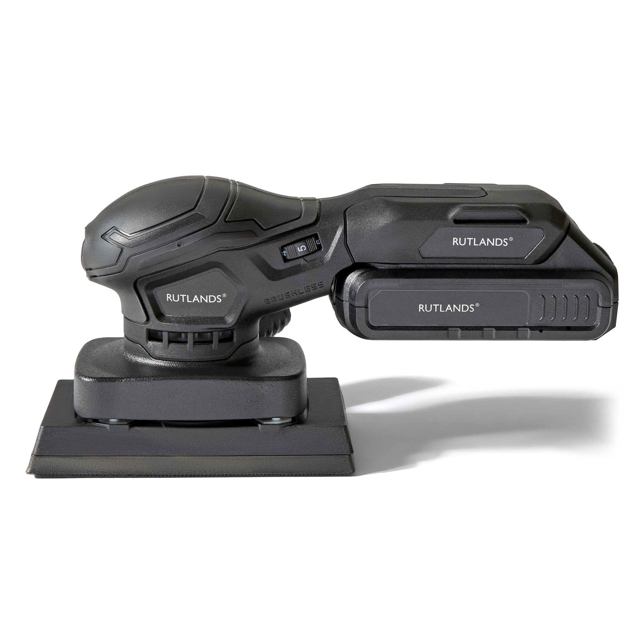 Brushless Cordless 20V Palm Orbital Sander - 81mm x 133mm, 1.5mm Orbit