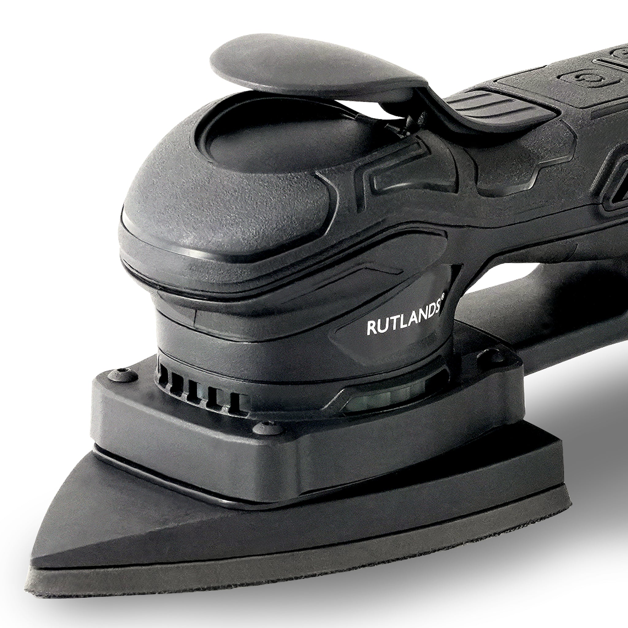 Brushless Delta Orbital Sander - 100mm x 152mm, 3.0mm Orbit with 100 Net Abrasive Sheets & Storage Case