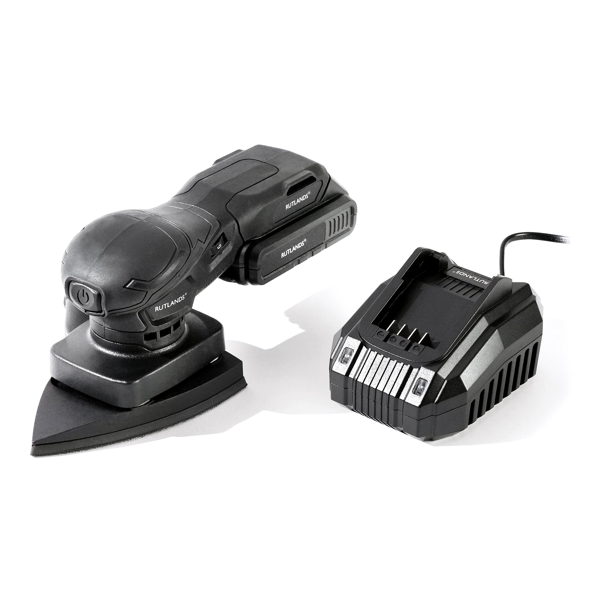 Brushless Cordless 20V Delta Orbital Sander - 100mm x 152mm, 1.5mm Orbit