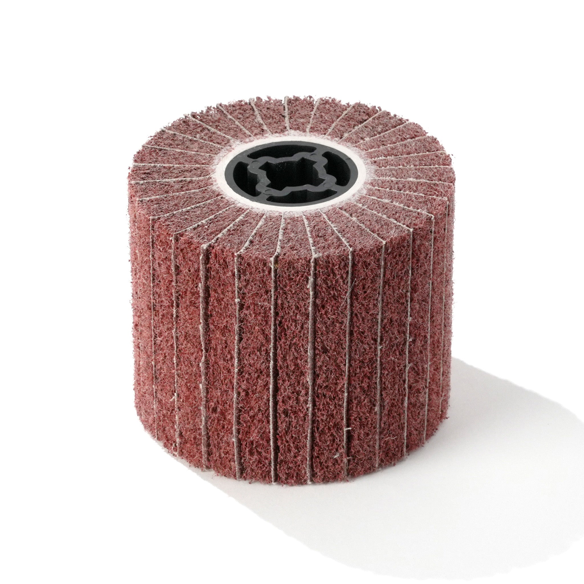Flap Wheel with Nylon Fleece Grinding Wheel - 80 Grit for Burnishing Machine
