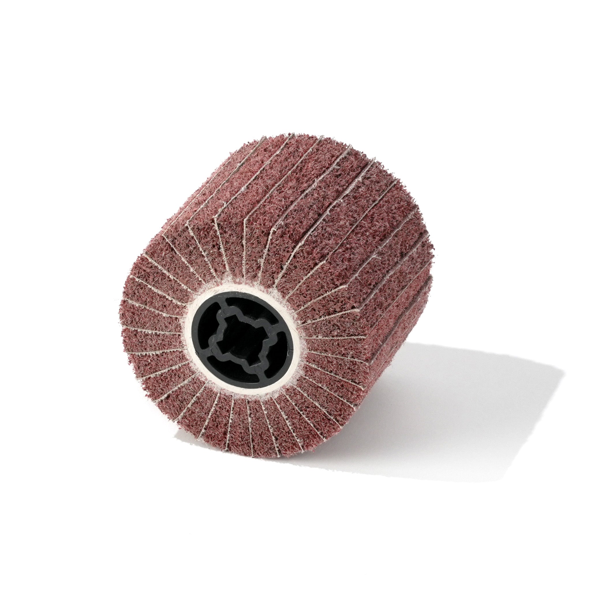 Flap Wheel with Nylon Fleece Grinding Wheel - 80 Grit for Burnishing Machine