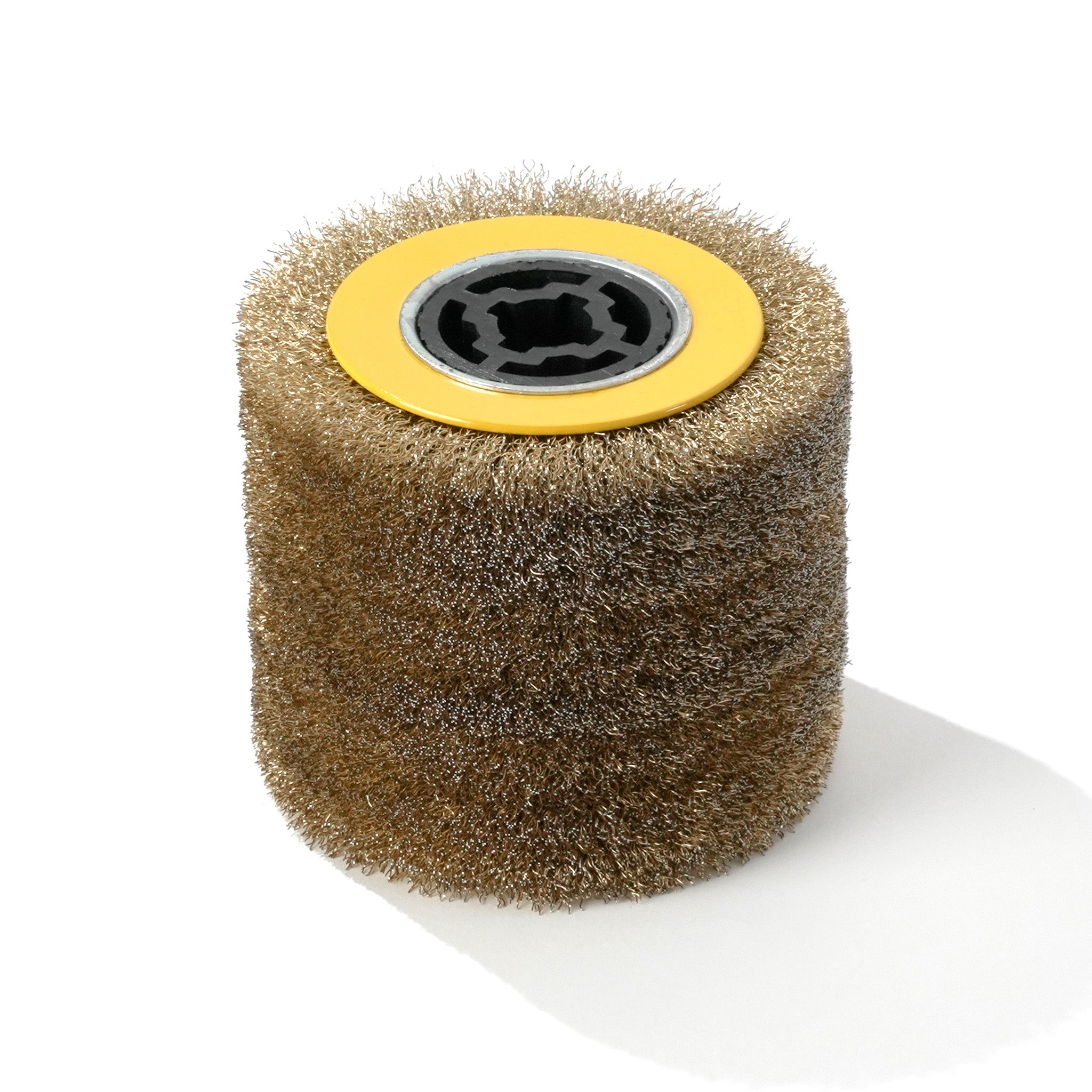 Steel Wire Wheel Brush - Brass for Burnishing Machine