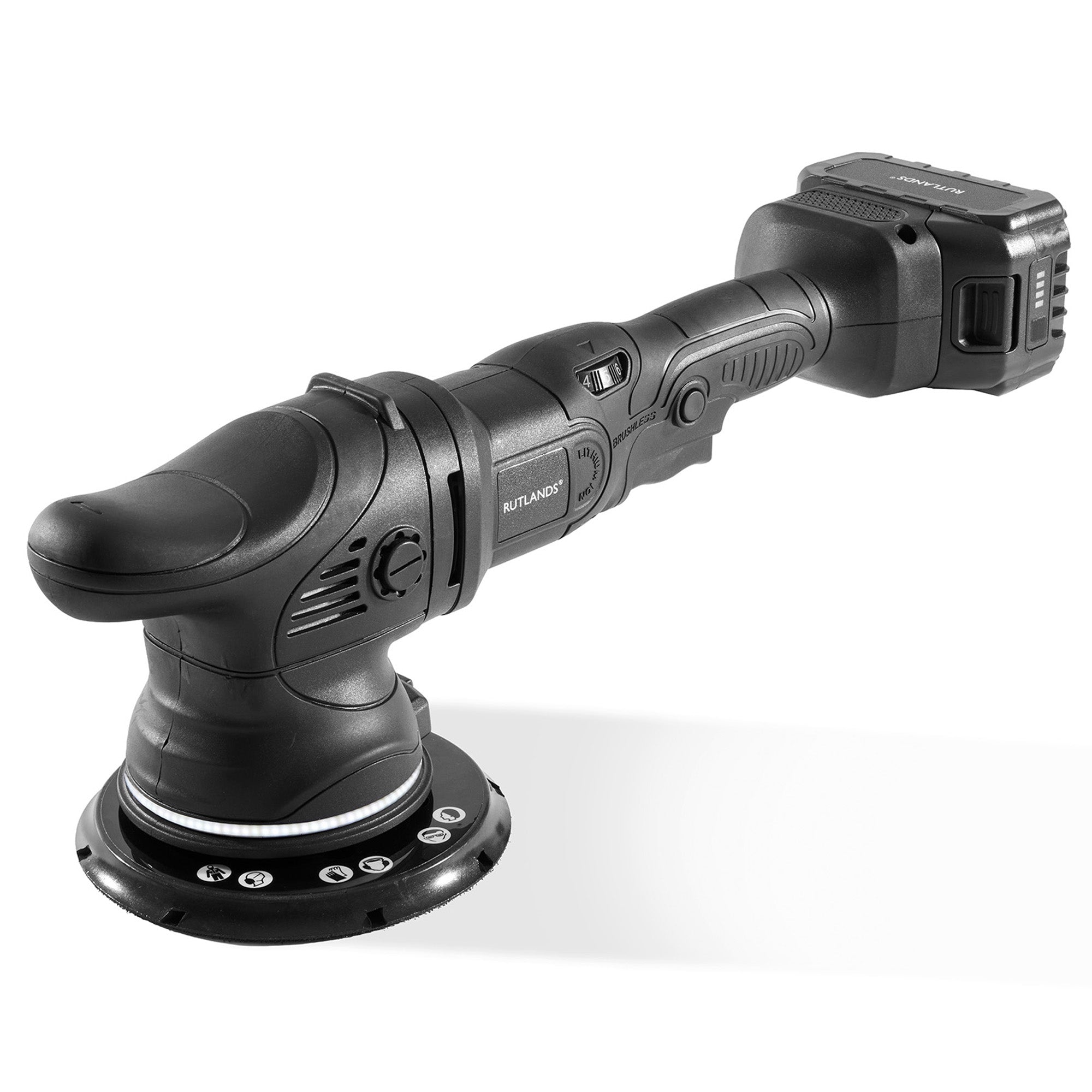 Brushless Cordless 20V Random Orbital Polisher - 15mm Orbit