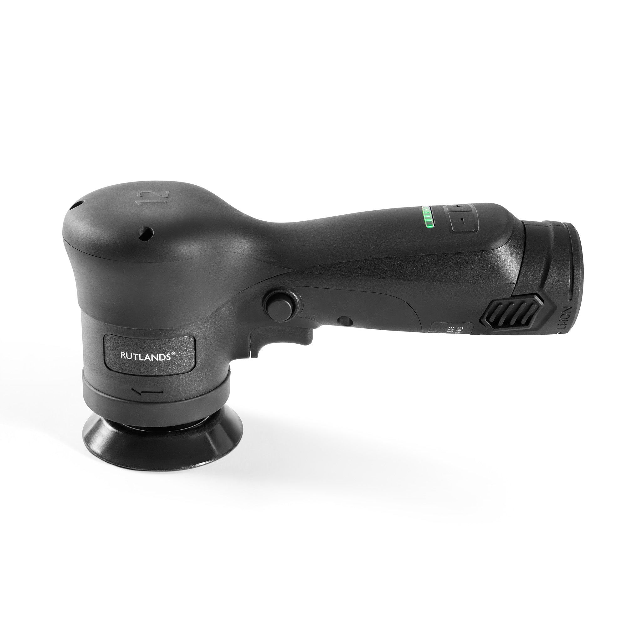 Brushless Cordless 12V Random Orbital Polisher - 75mm/50mm - 12mm Orbit