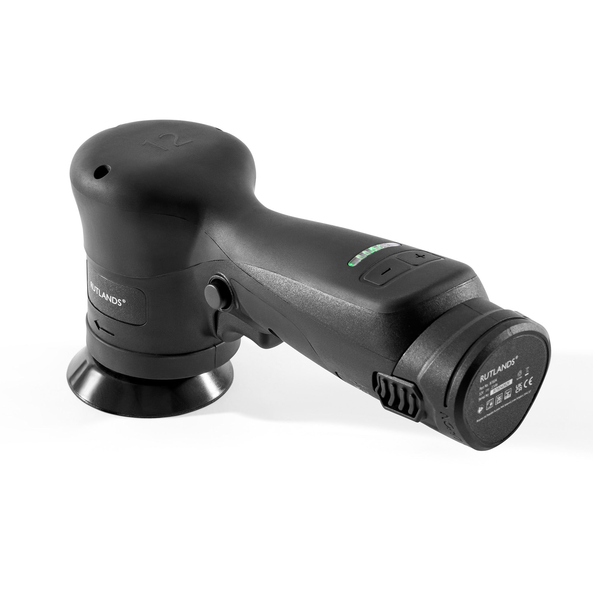 Brushless Cordless 12V Random Orbital Polisher - 75mm/50mm - 12mm Orbit