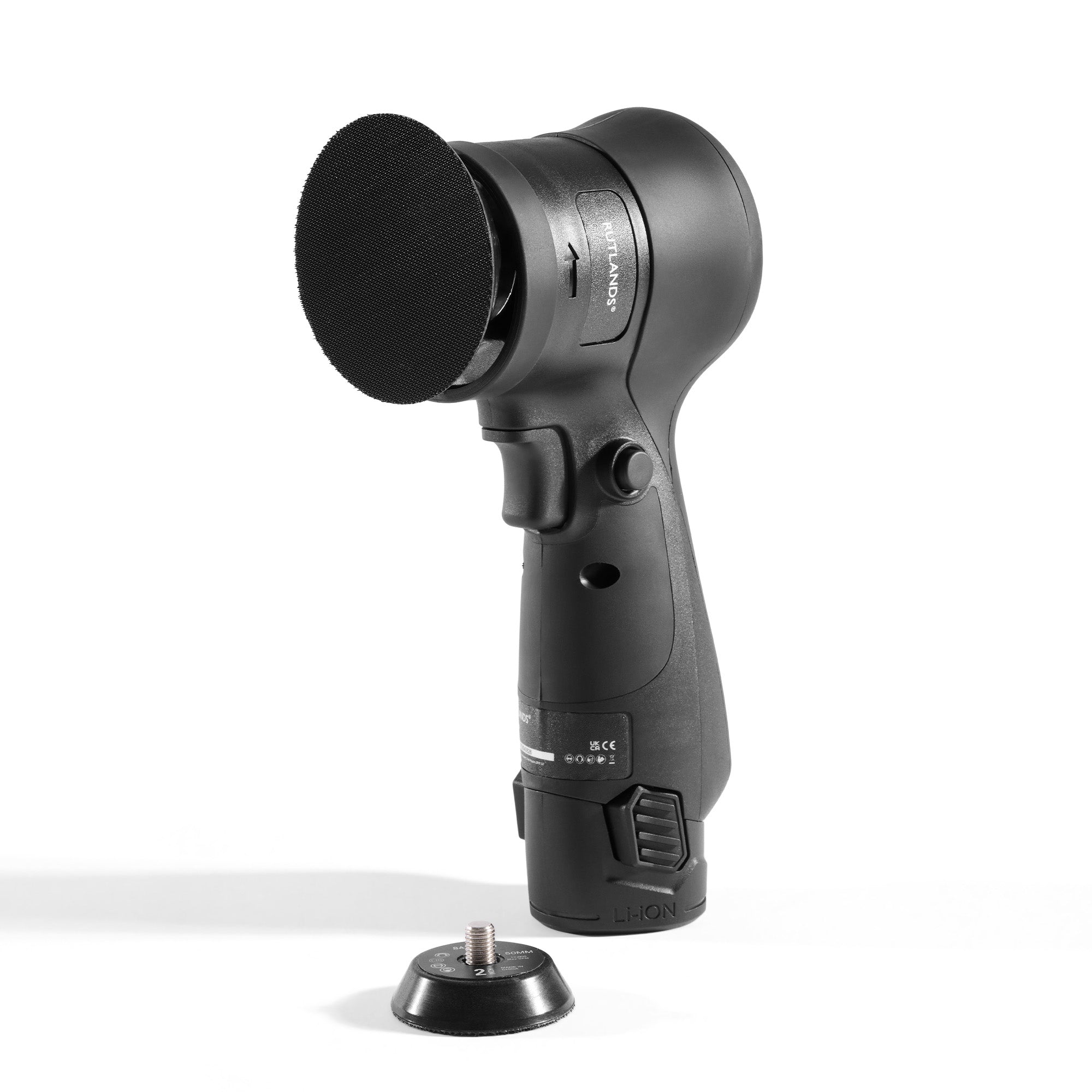 Brushless Cordless 12V Random Orbital Polisher - 75mm/50mm - 12mm Orbit