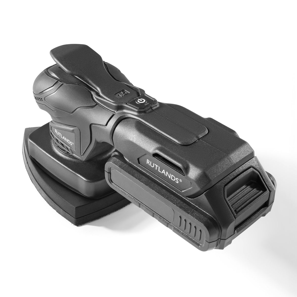 Brushless Cordless 20V Palm and Delta Orbital Sanders with 100 Net Abrasive Sheets & Storage Case