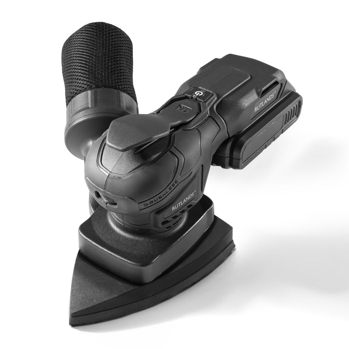 Brushless Cordless 20V Delta Orbital Sander - 100mm x 152mm, 1.5mm Orbit