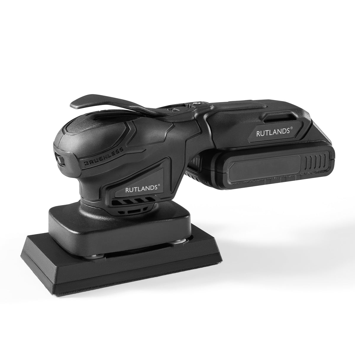 Brushless Cordless 20V Palm Orbital Sander - 81mm x 133mm, 1.5mm Orbit