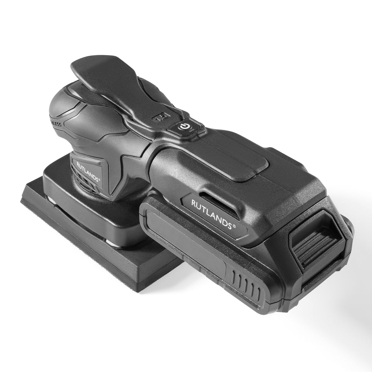 Brushless Cordless 20V Palm Orbital Sander - 81mm x 133mm, 1.5mm Orbit