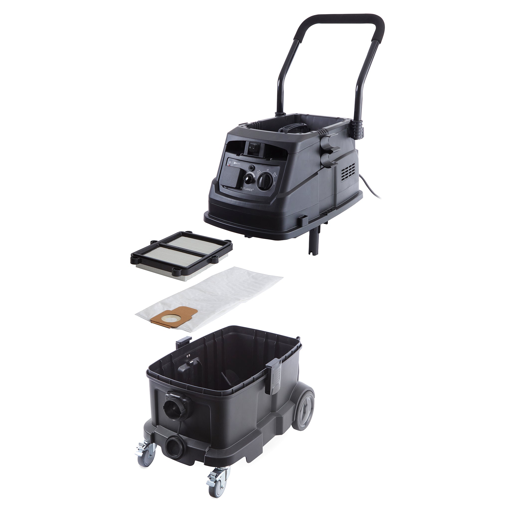 M Class Dust Extractor with Auto Start and Auto Filter Cleaning - 40 Litre
