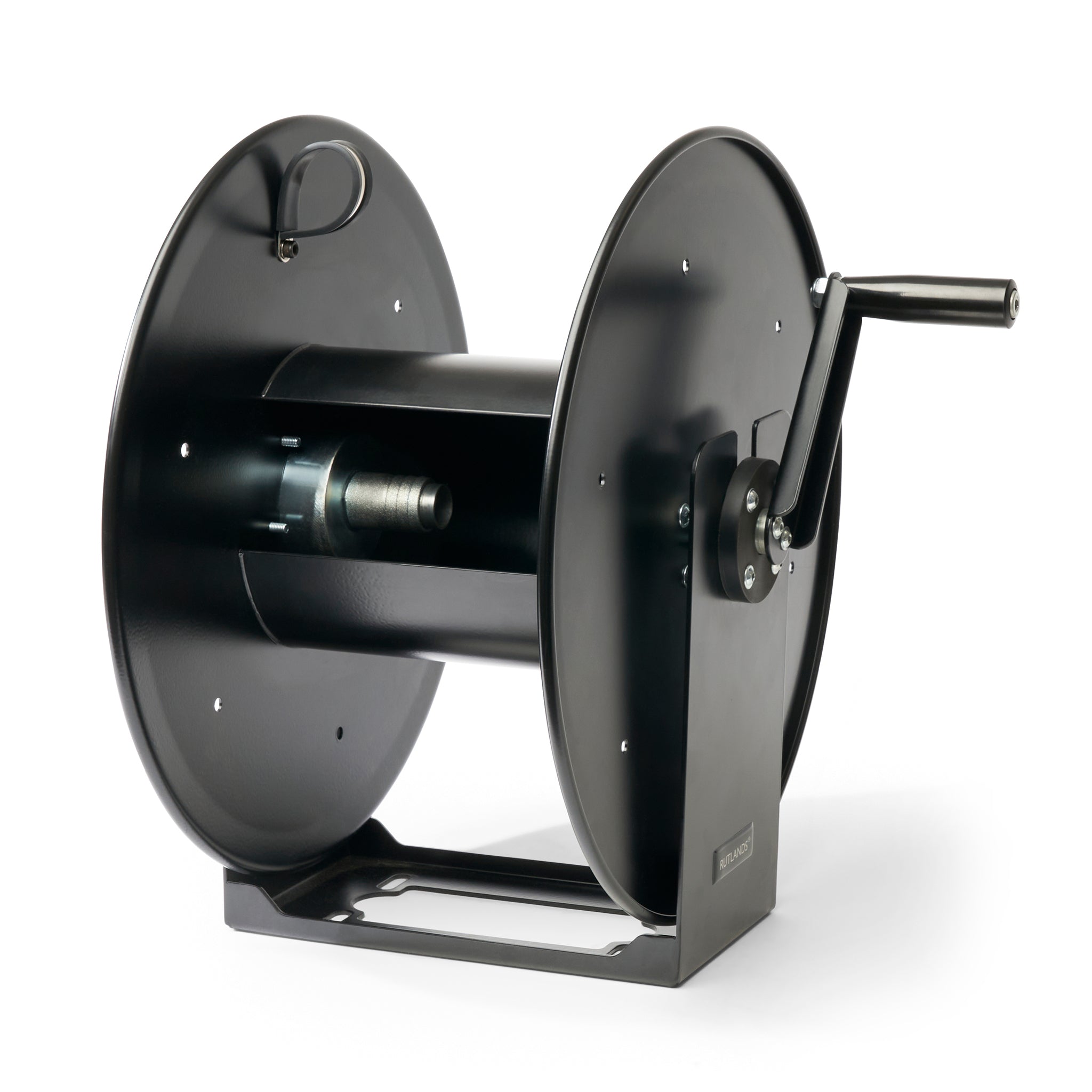 Hose Reel with Power Tool Dust Extraction Hose and Fast-Click Adaptors - 10m