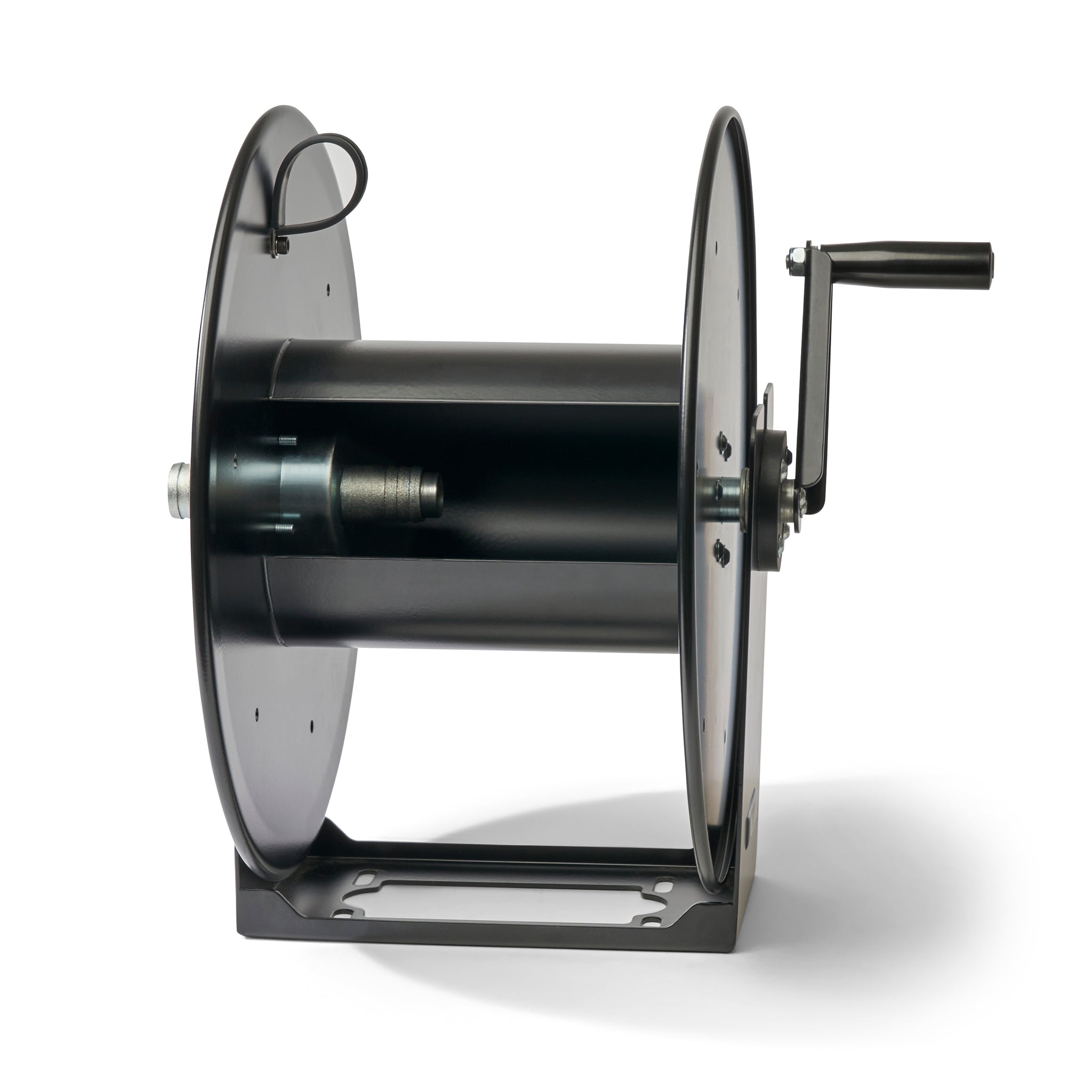 Hose Reel with Power Tool Dust Extraction Hose and Fast-Click Adaptors - 10m