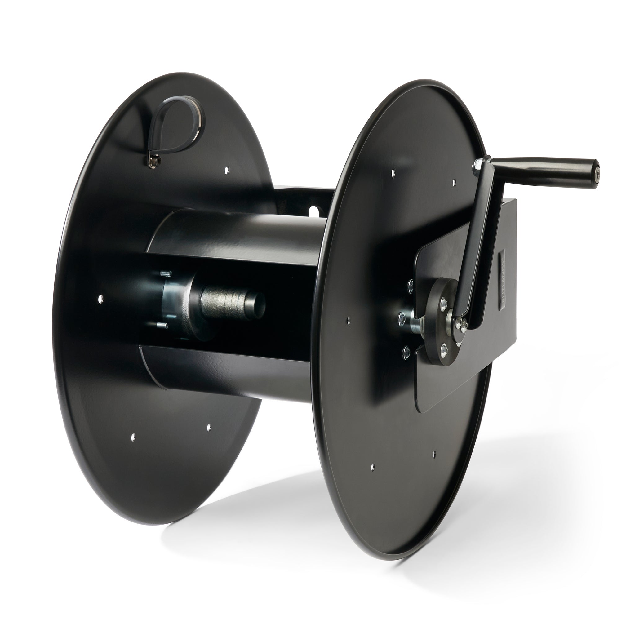 Hose Reel with Power Tool Dust Extraction Hose and Fast-Click Adaptors - 10m