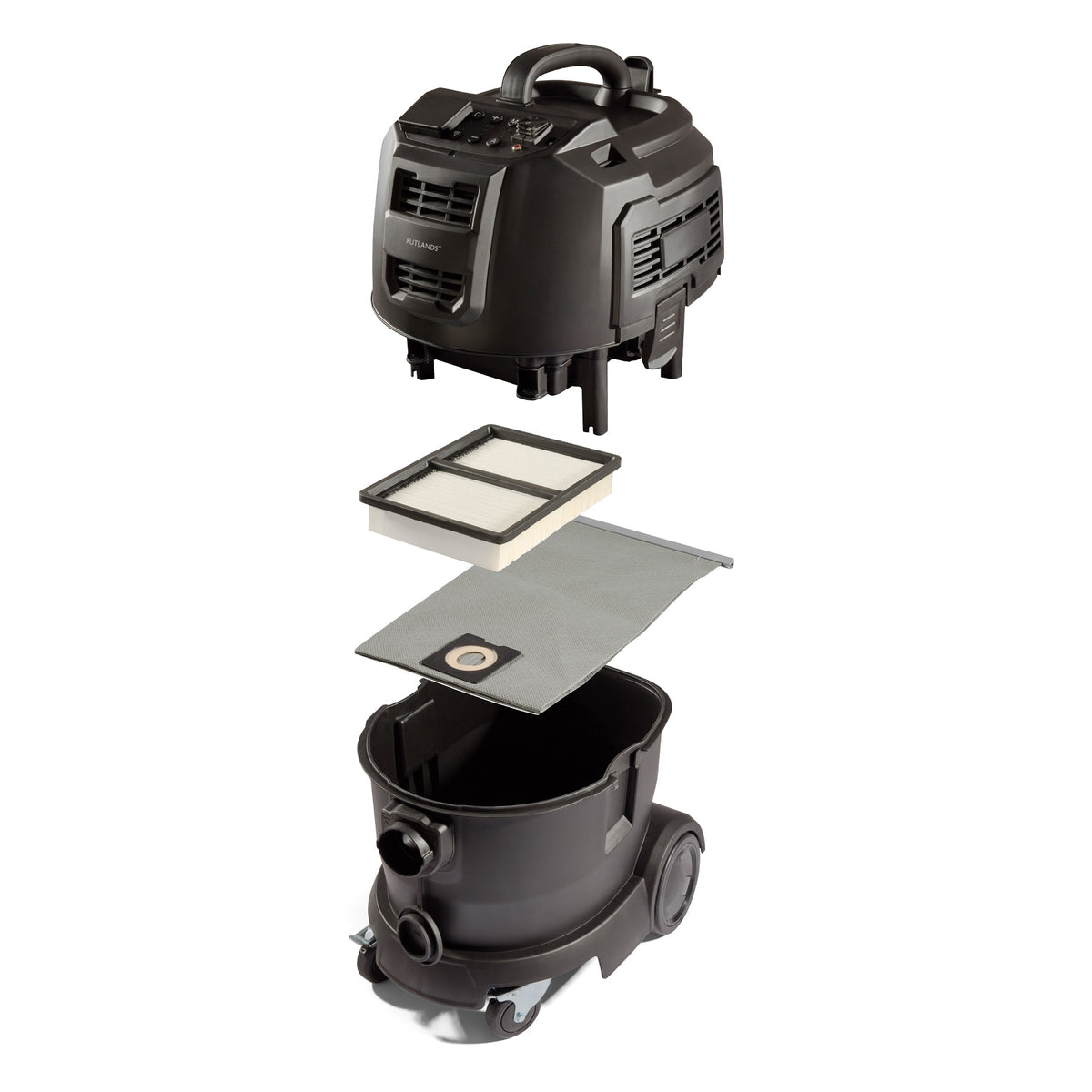 Brushless Random and Palm Orbital Sanders with M Class Dust Extractor - 25 Litre