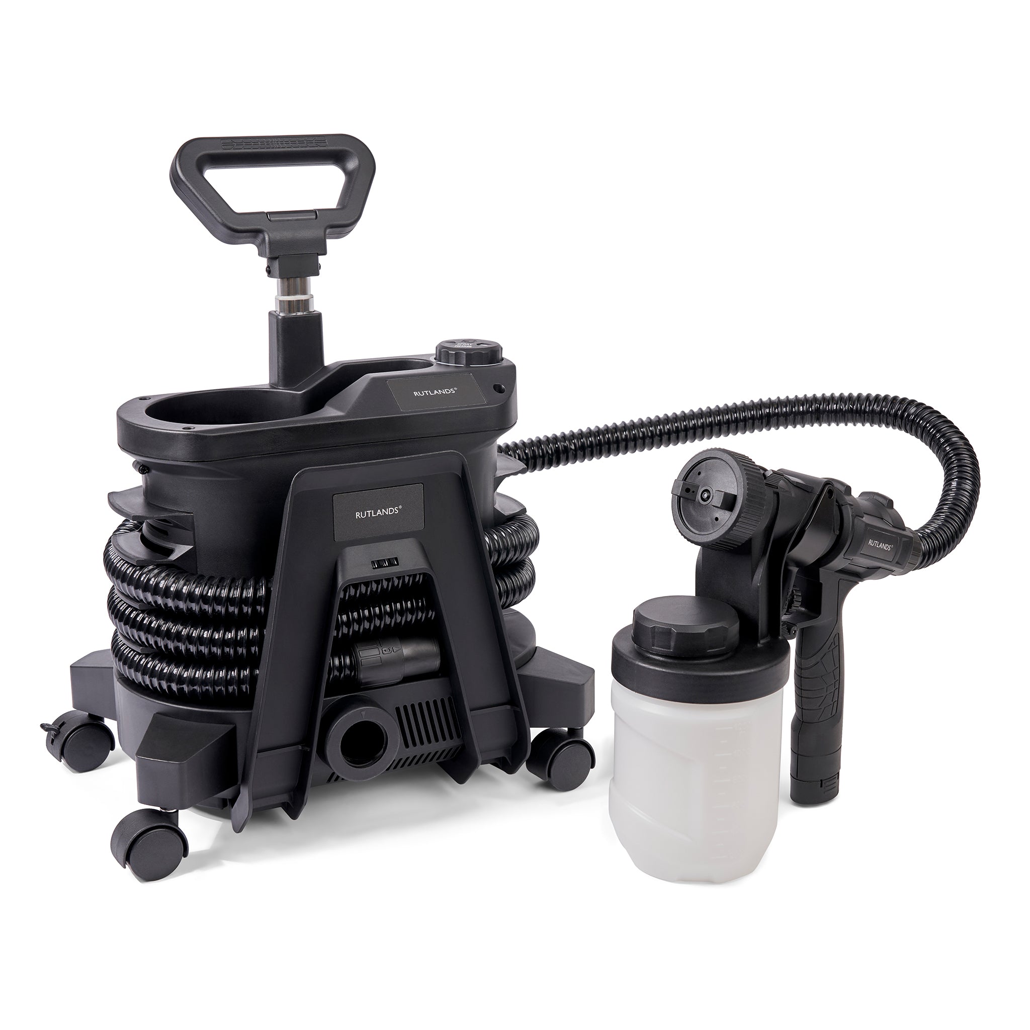 HVLP Paint Sprayer with Adjustable Pressure and Trolley